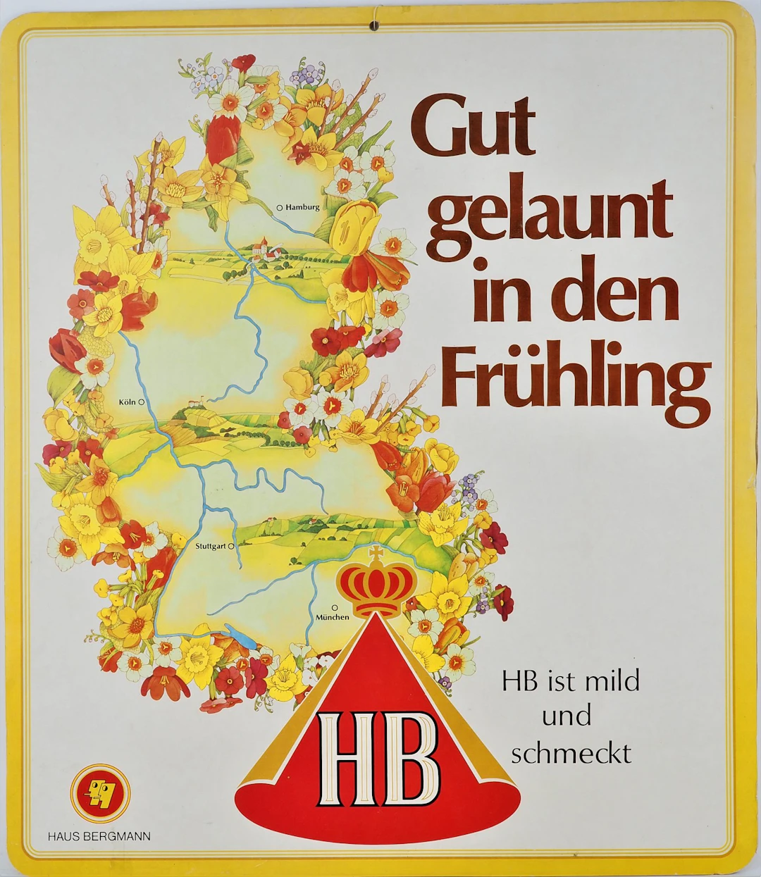 Los 1631: Großes HB Werbeplakat