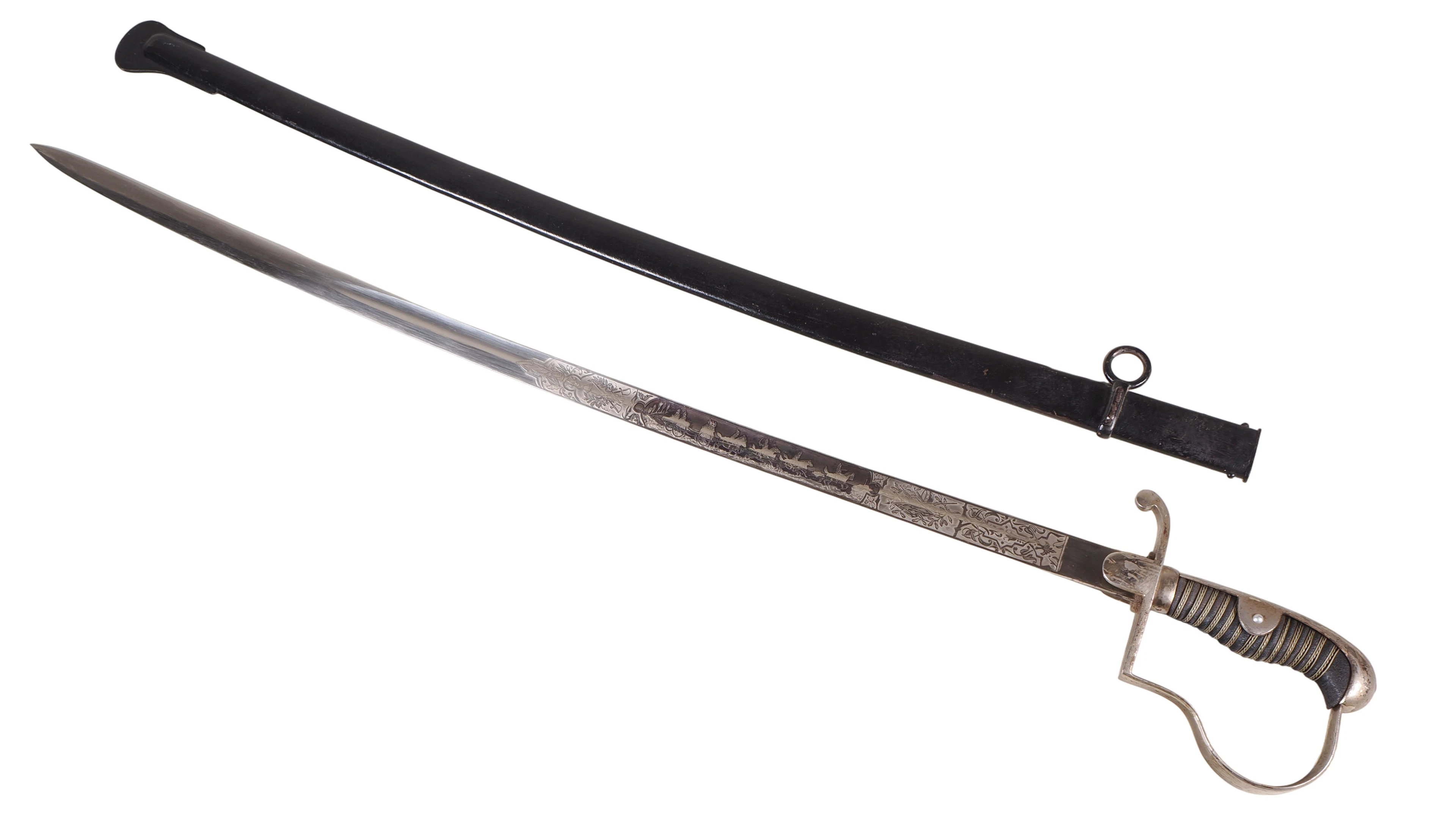 Los 2492: Preußischer Offiziersäbel Mansfelder Feld-Artillerie-Regiment Nr. 75