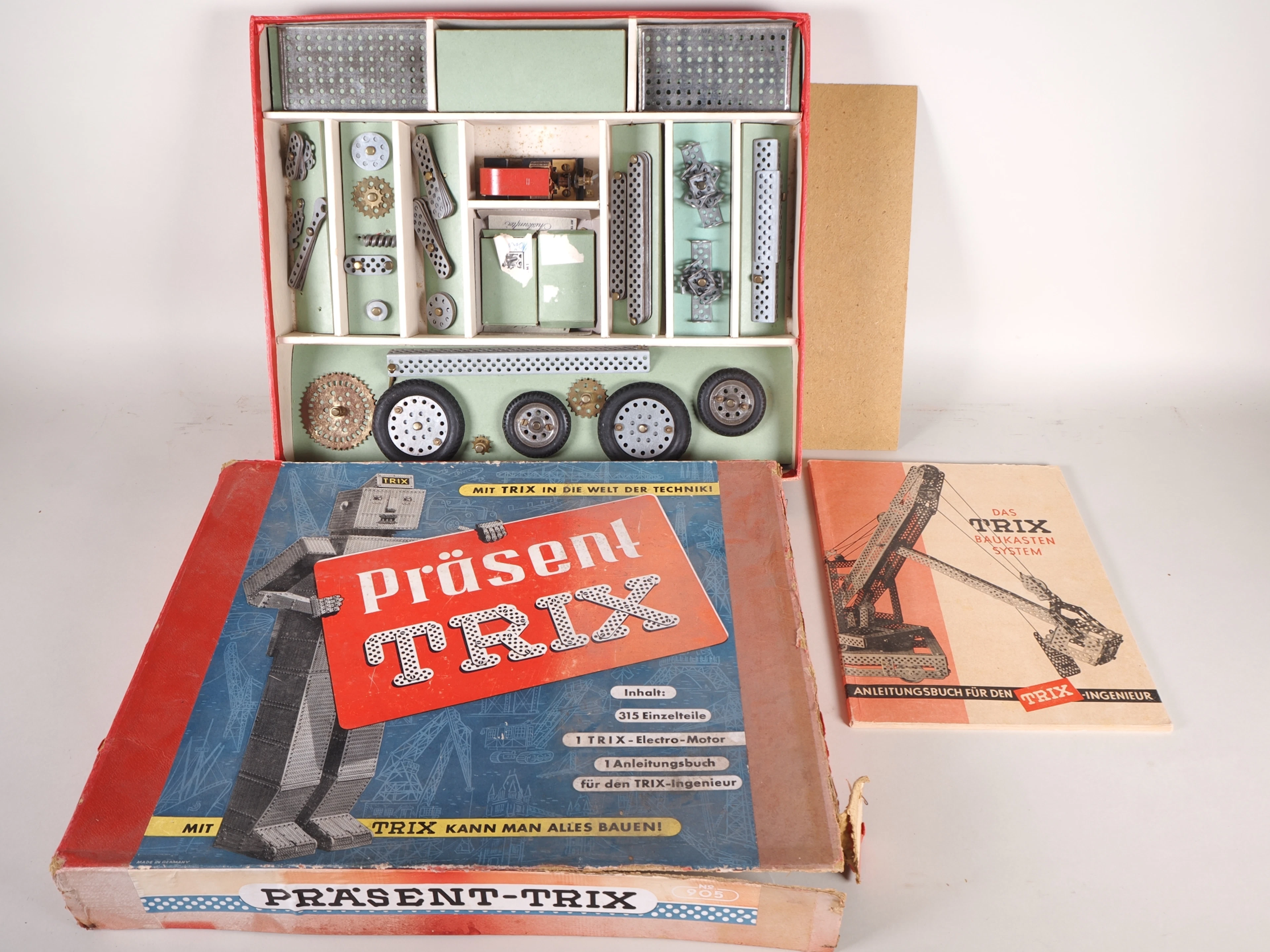 Los 1690: Präsent TRIX 905, Metallbaukasten 1950er, in OVP
