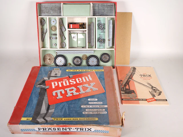 Los 1690: Präsent TRIX 905, Metallbaukasten 1950er, in OVP
