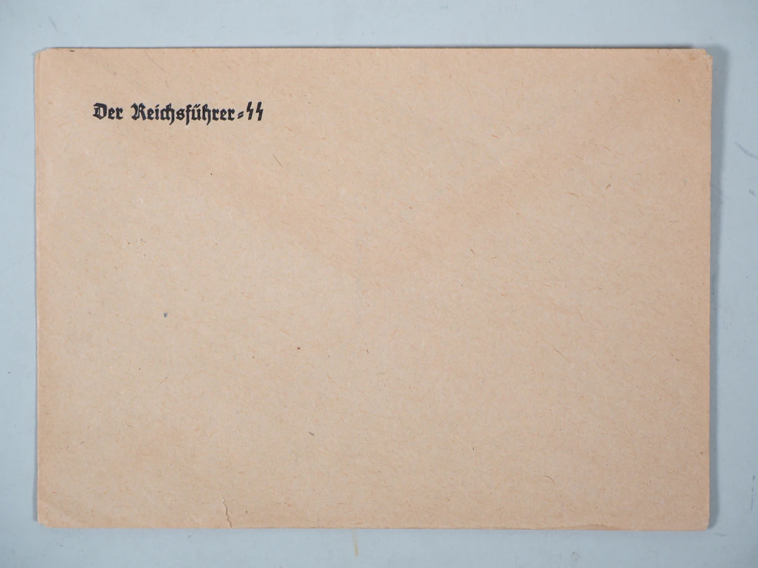 Los 2322: Original Briefumschlag des Reichsführers SS RFSS 3.Reich