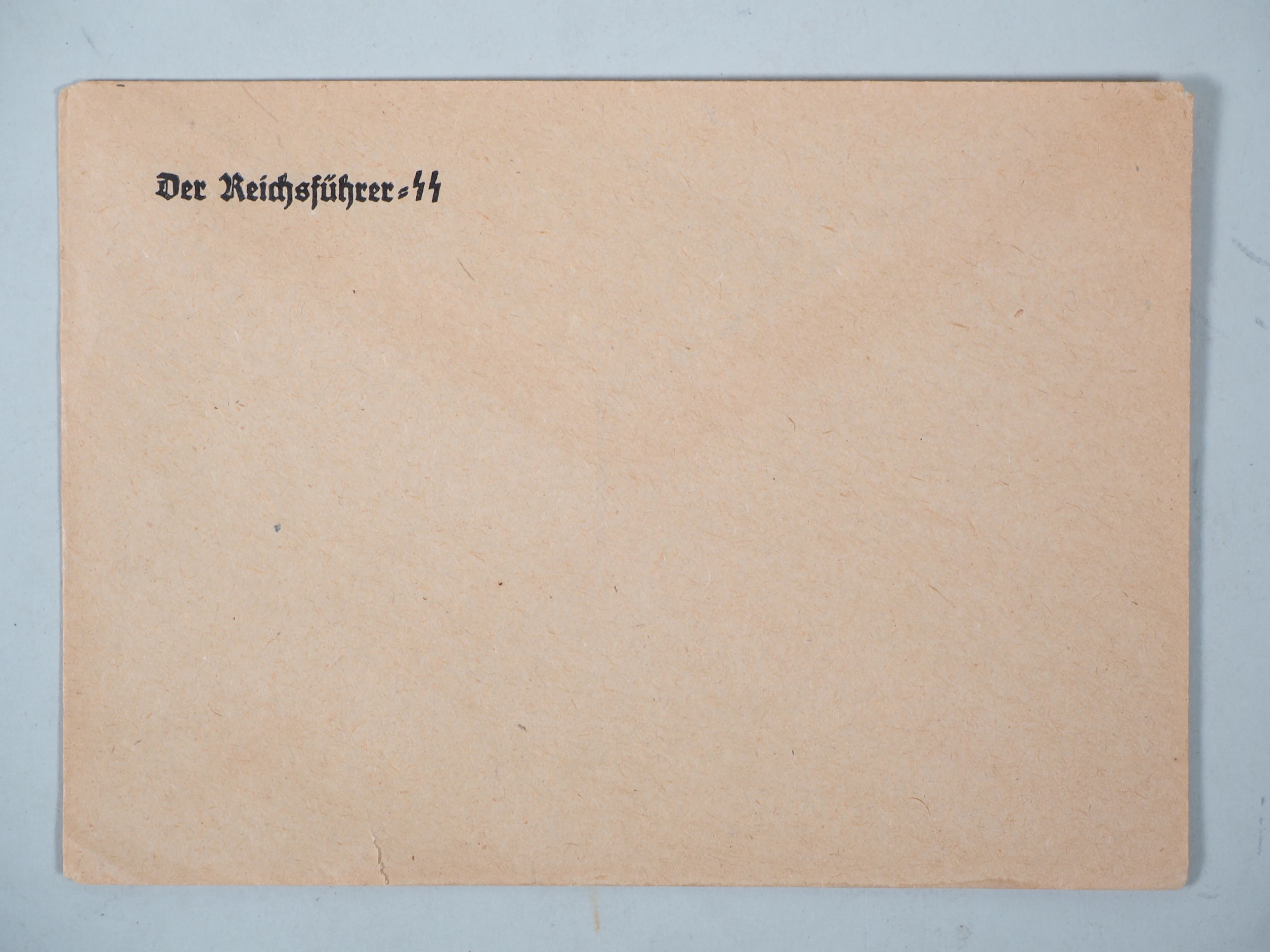 Los 2322: Original Briefumschlag des Reichsführers SS RFSS 3.Reich