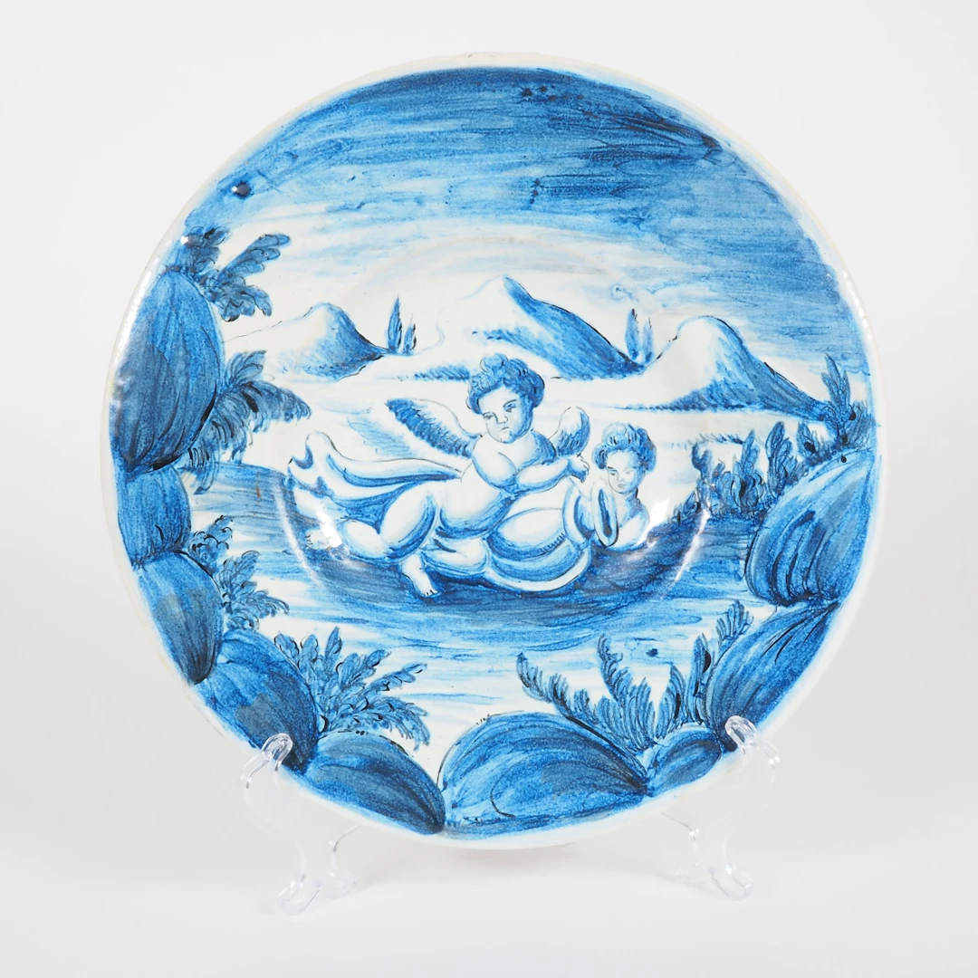 Los 411: Tazza Majolika Savona, 17./18. Jh.