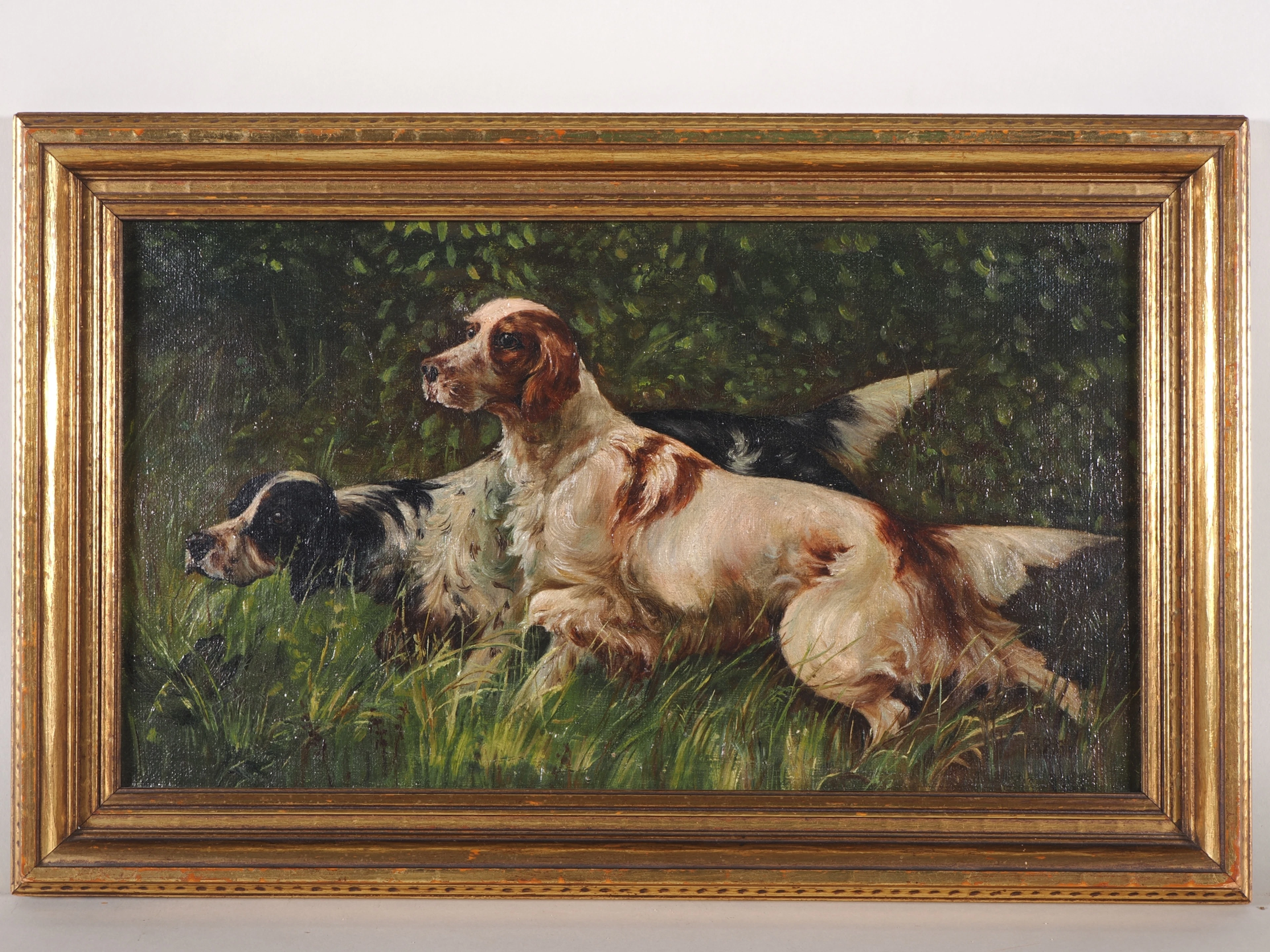 Los 81: English Setter auf suche ,19 Jhd.