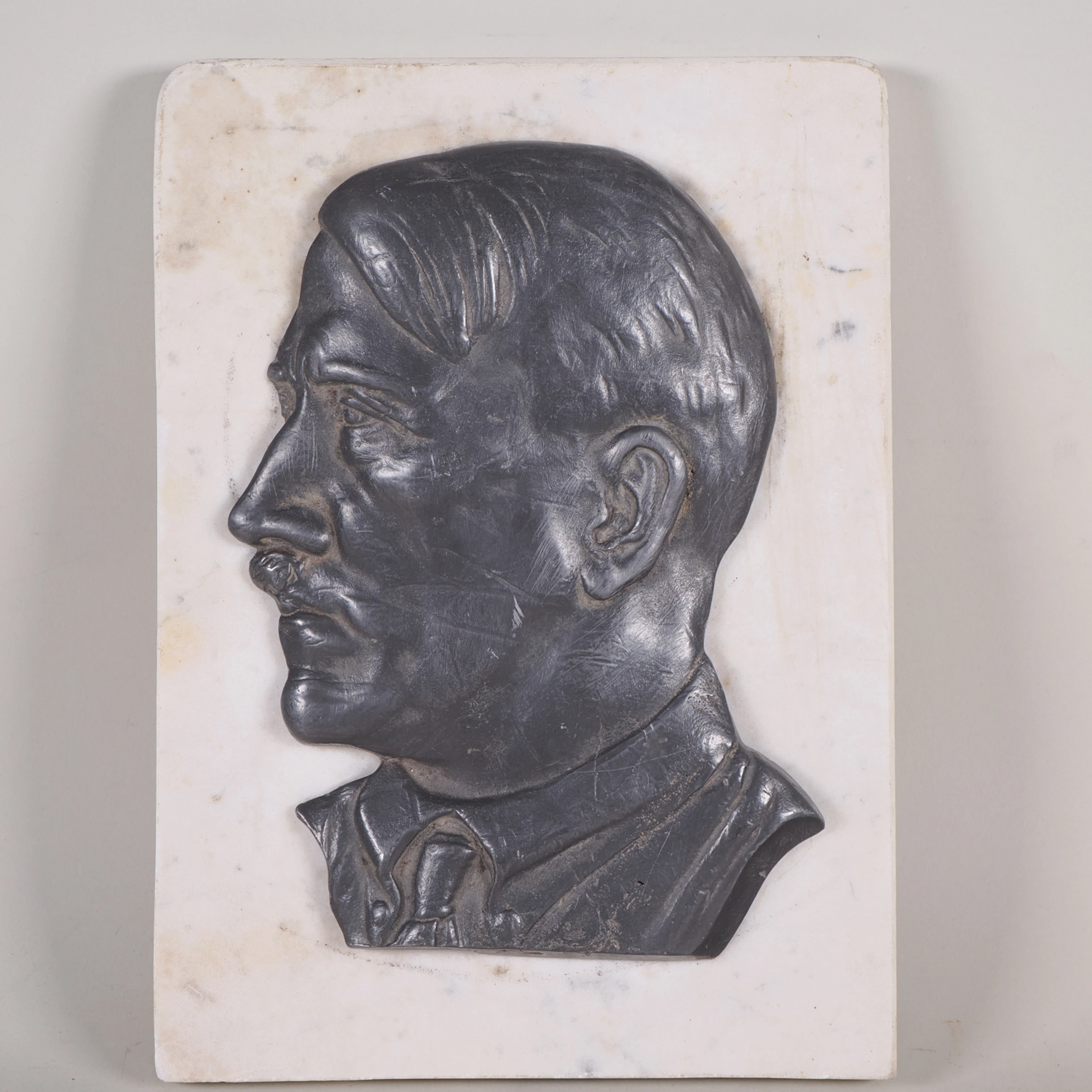 Los 2337: Wandplatte Relief Adolf Hitler 3.Reich