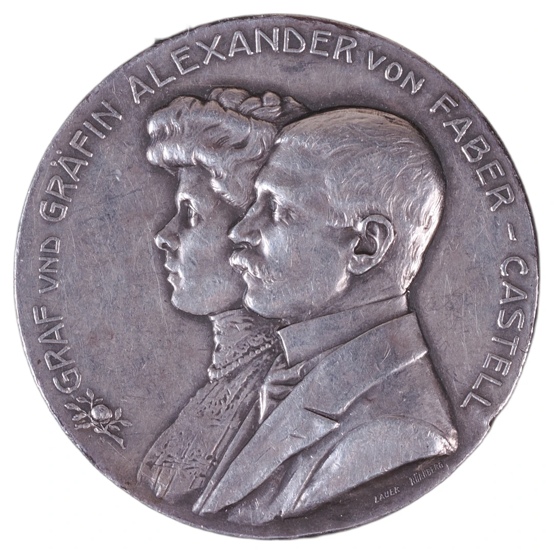 Los 1449: Stein a.d. Rednitz 1906 Gedenkmedaille, Silber, Faber-Castell