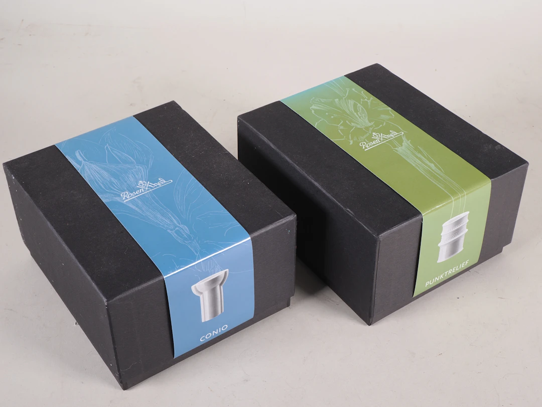 Los 474: Zwei Mini Vasen -Rosenthal-
