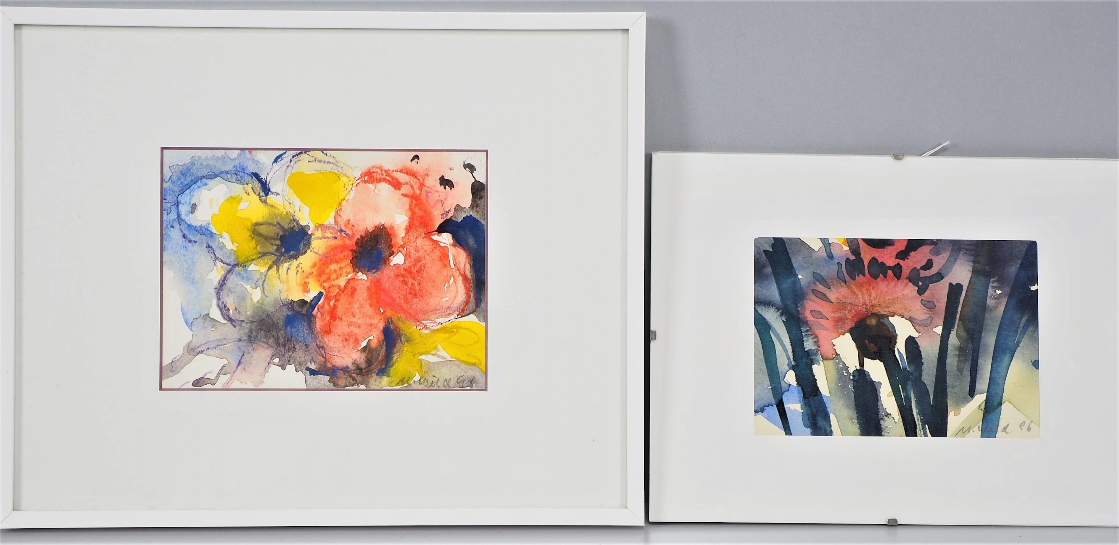 Los 16: Ursula Wild (*1942, München) - 2 Aquarelle