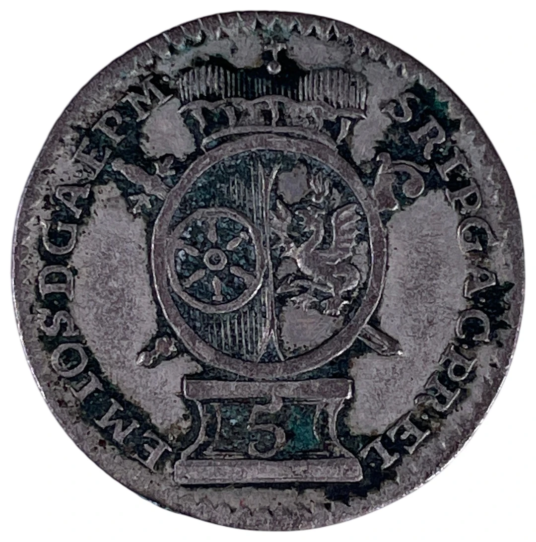 Los 1435: Kurfürstentum Mainz 5 Kreuzer (1/24) Emmerich Joseph 1765