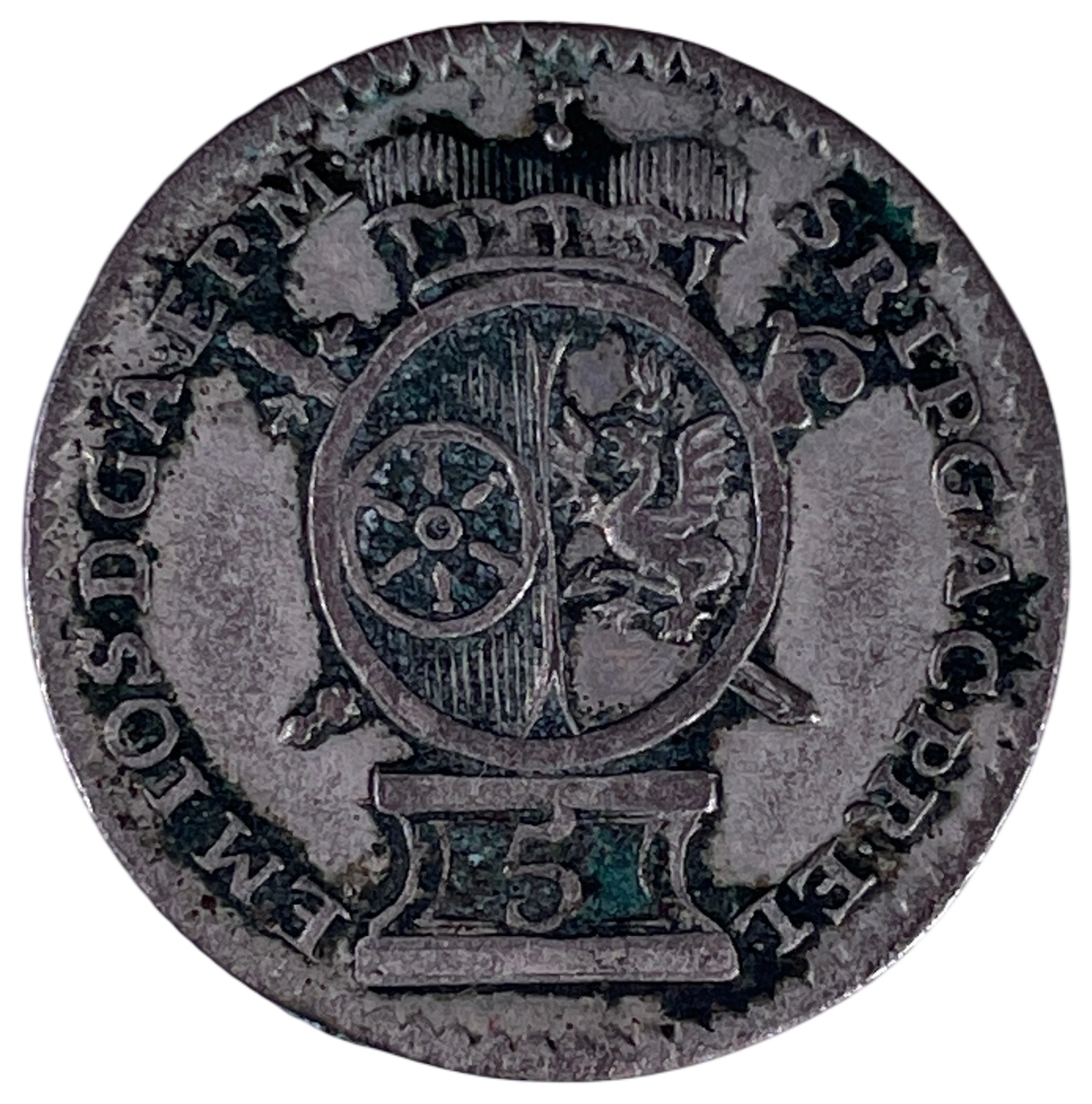 Los 1435: Kurfürstentum Mainz 5 Kreuzer (1/24) Emmerich Joseph 1765