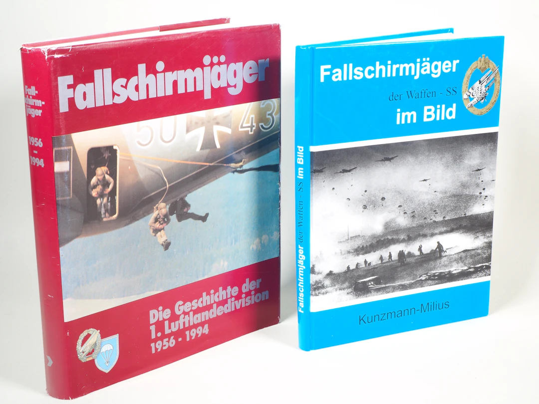 Los 2101: 2x Fallschirmjäger Literatur, Bundeswehr und Waffen-SS