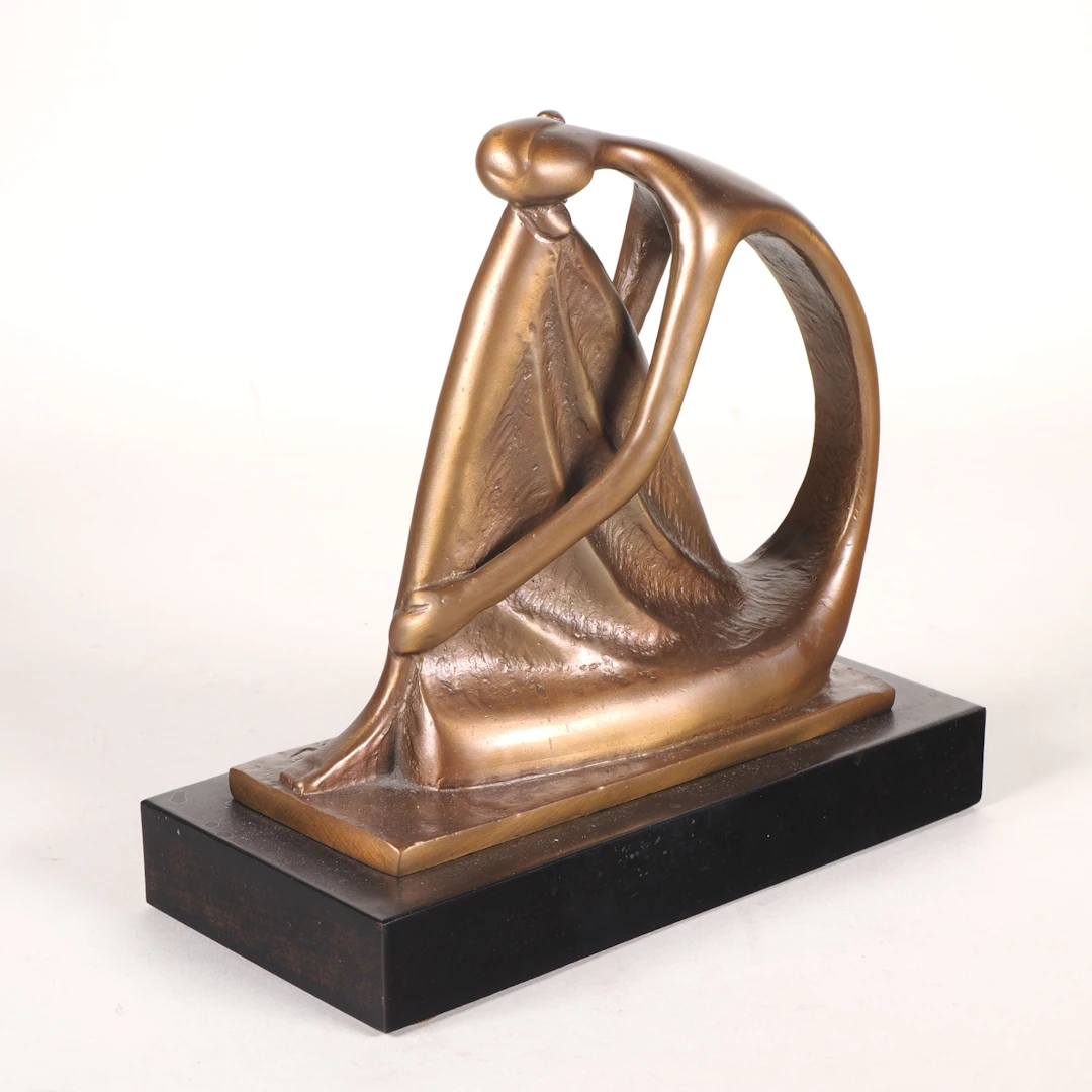 Los 1100: Moderne Bronzeskulptur, Tischfigur