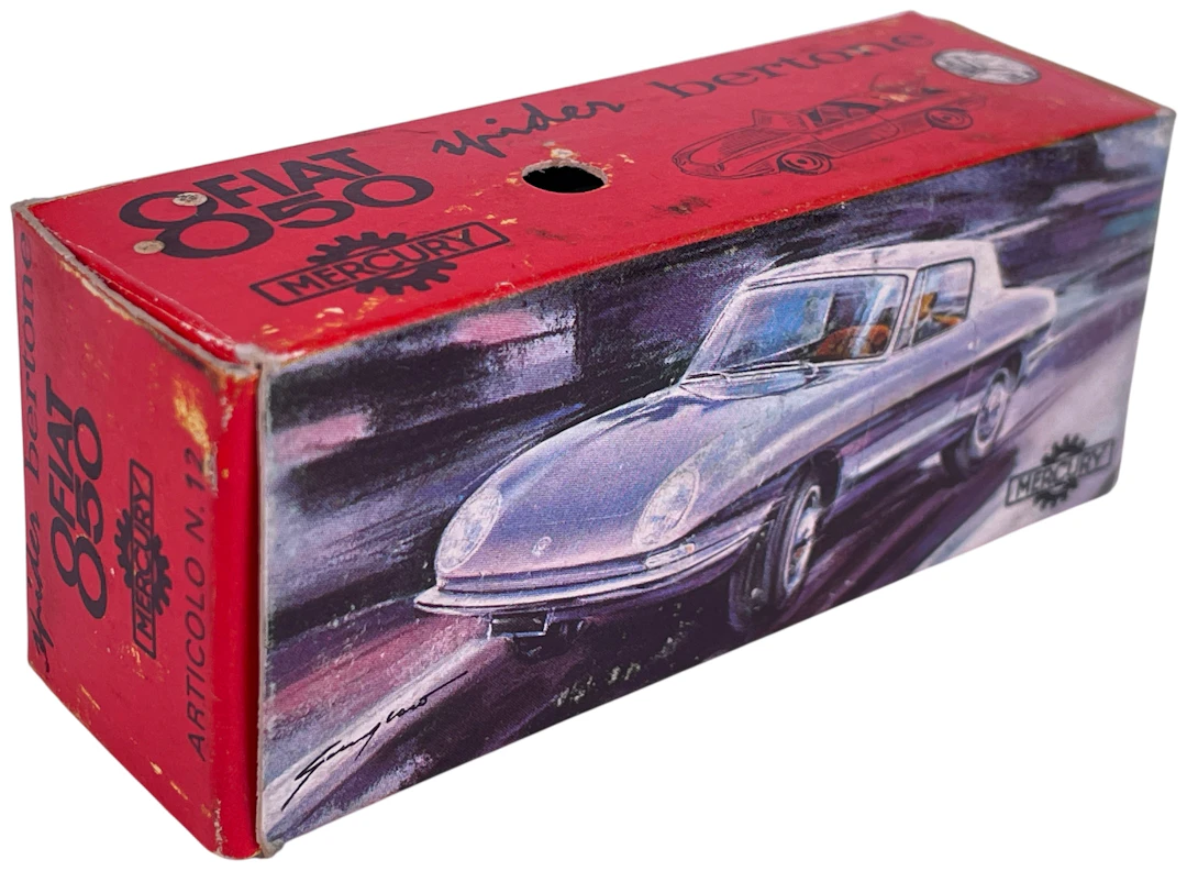 Los 1995: Mercury Fiat 850 Spider Bertone Modellauto in OVP