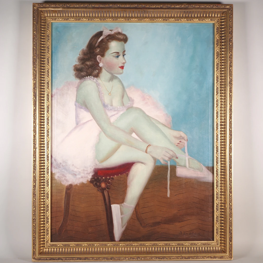 Los 94: Sitzende junge Ballerina ,um 1900