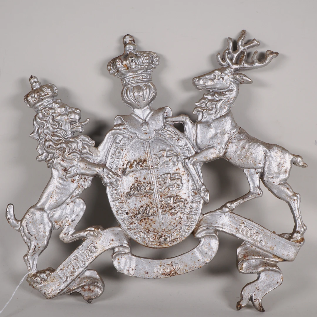 Los 2116: Metallguß original Wappen Württemberg Königreich