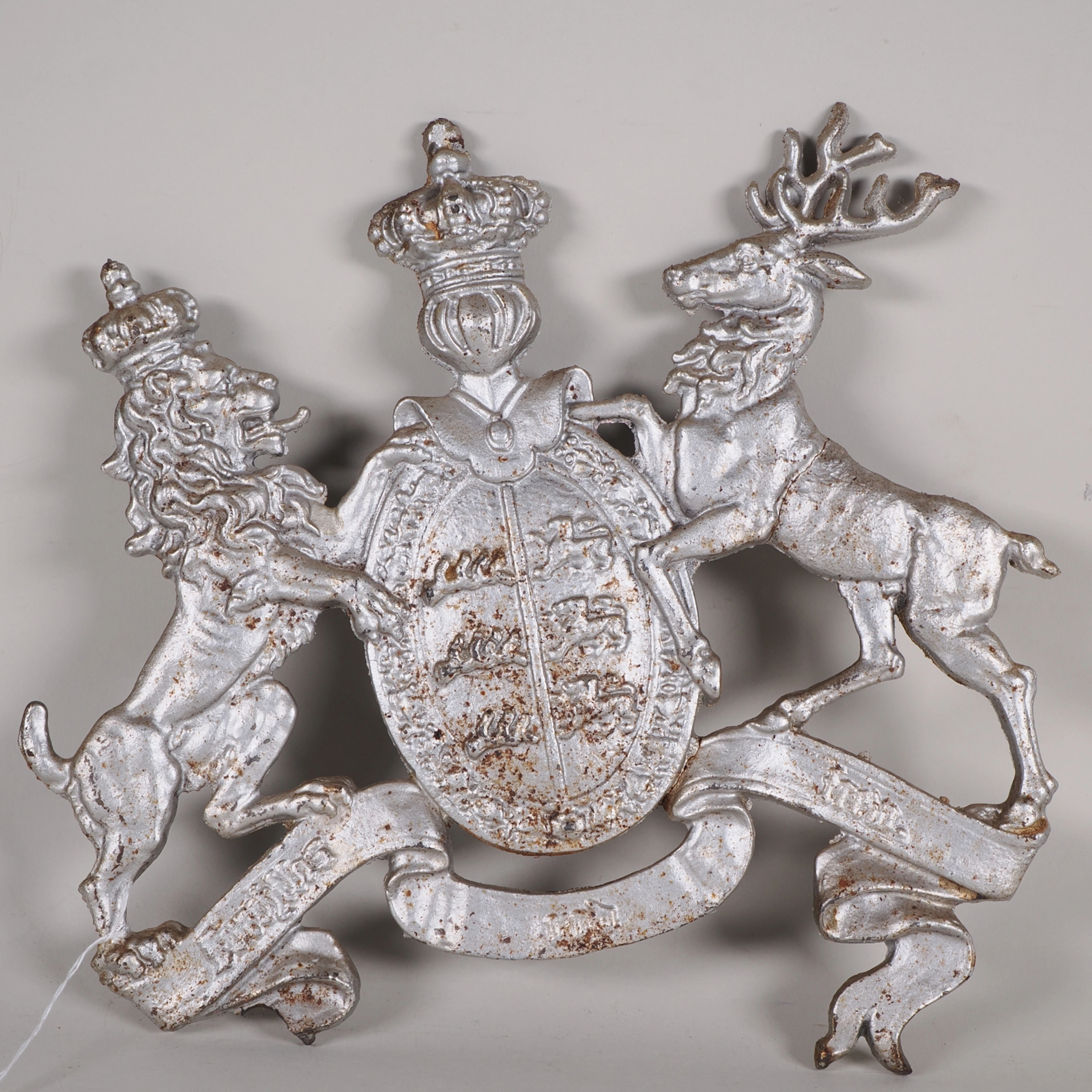 Los 2116: Metallguß original Wappen Württemberg Königreich