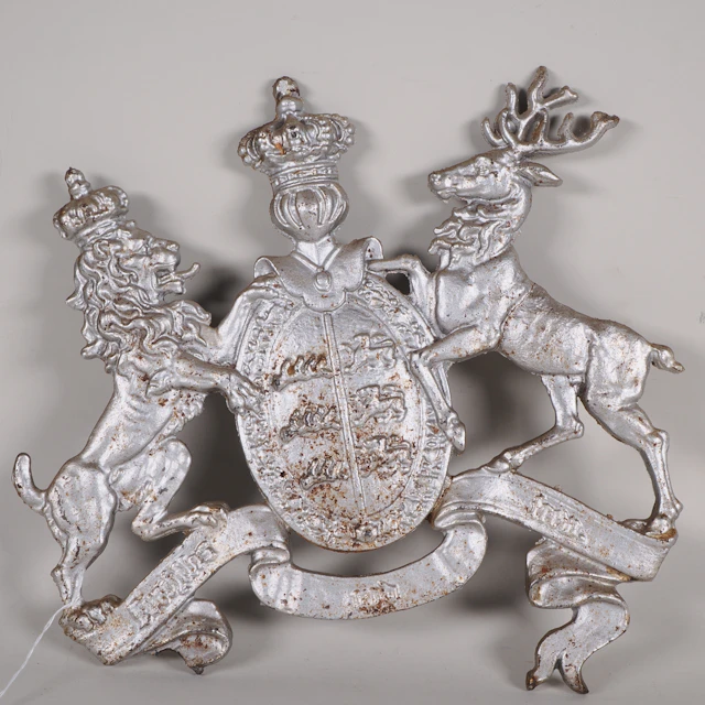 Los 2116: Metallguß original Wappen Württemberg Königreich