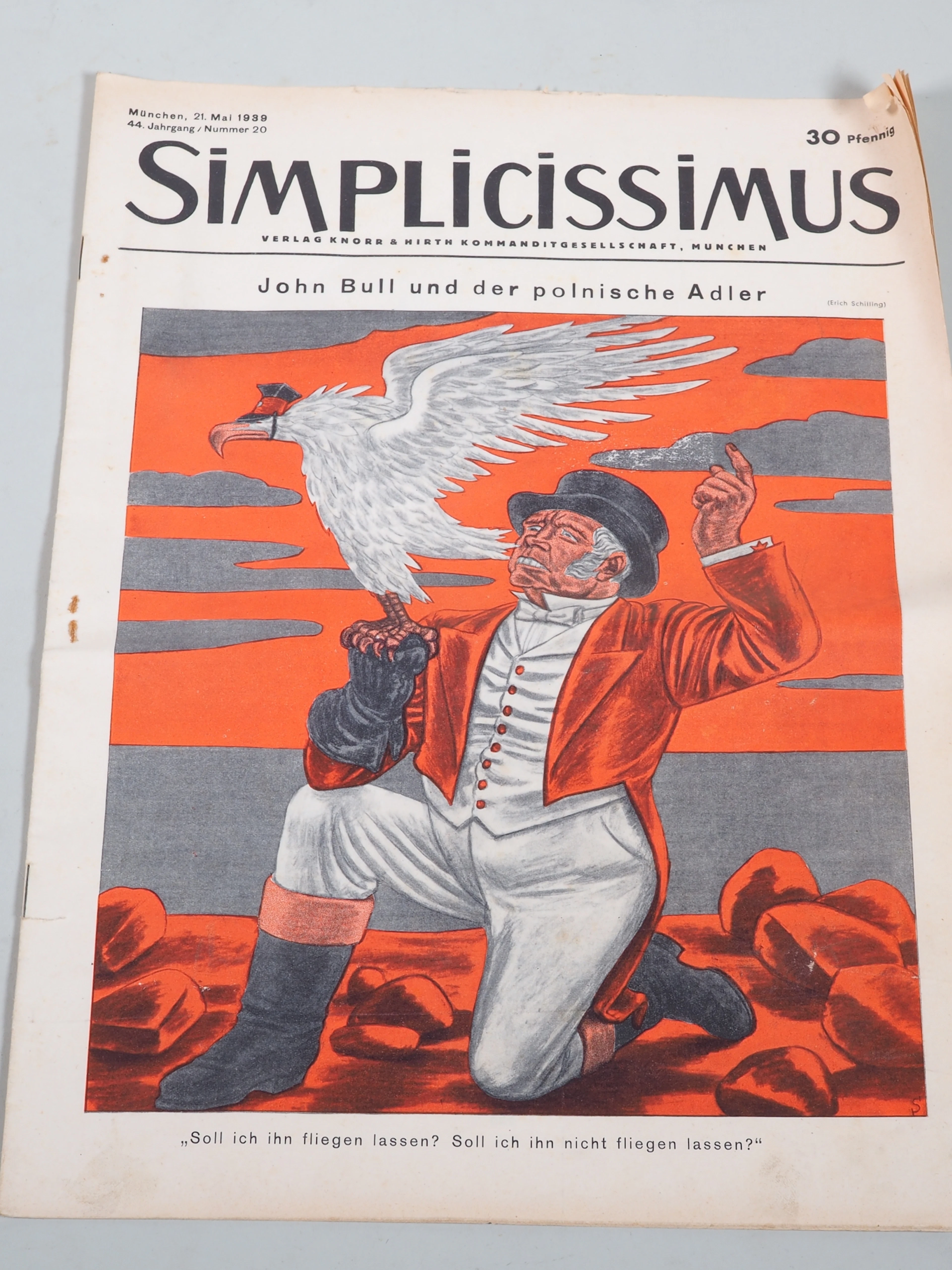Los 2351: Simplicissimus und der polnische Adler 1939