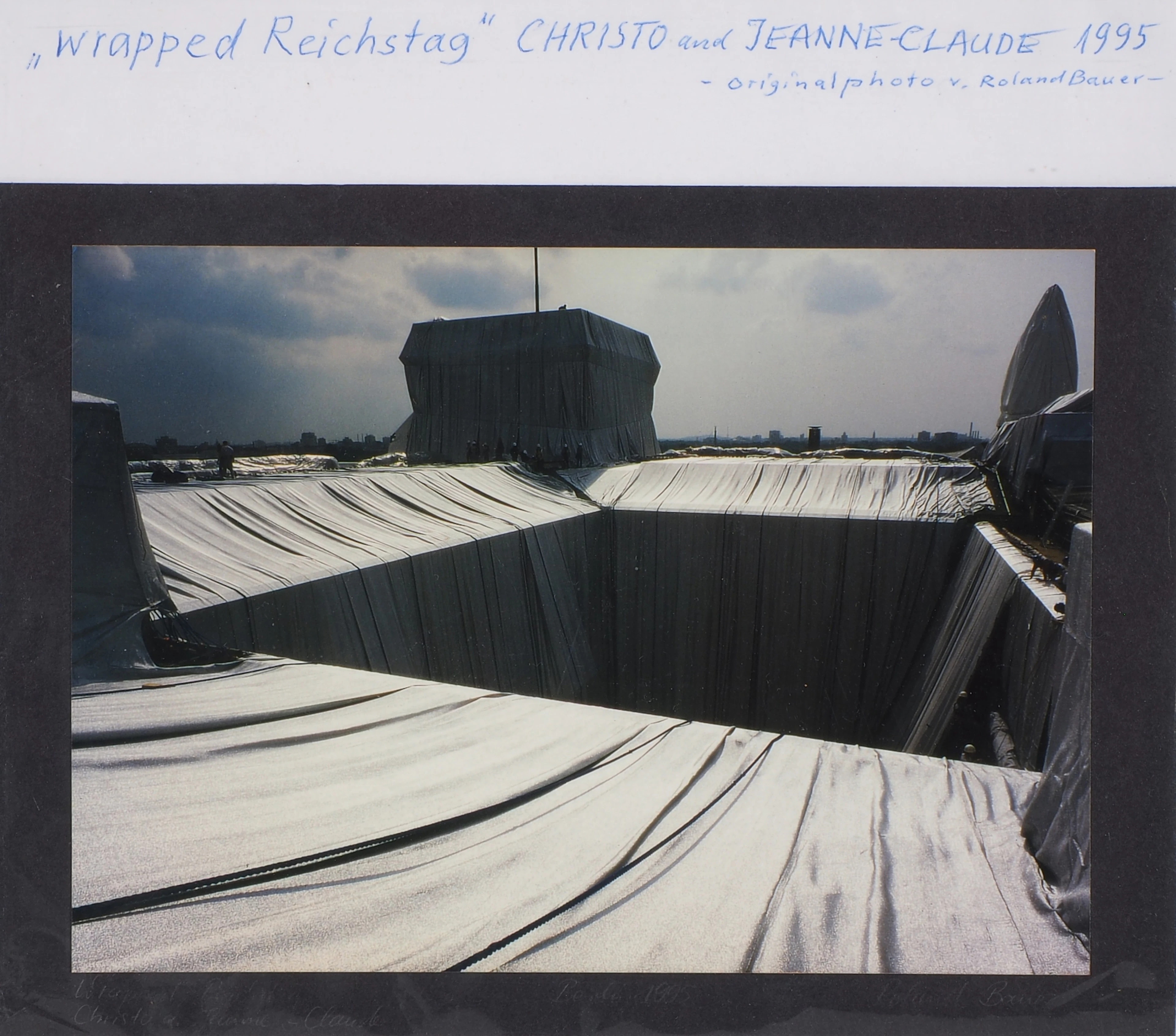 Los 1546: Roland Bauer original Foto 1995 "Wrapped Reichstag" von