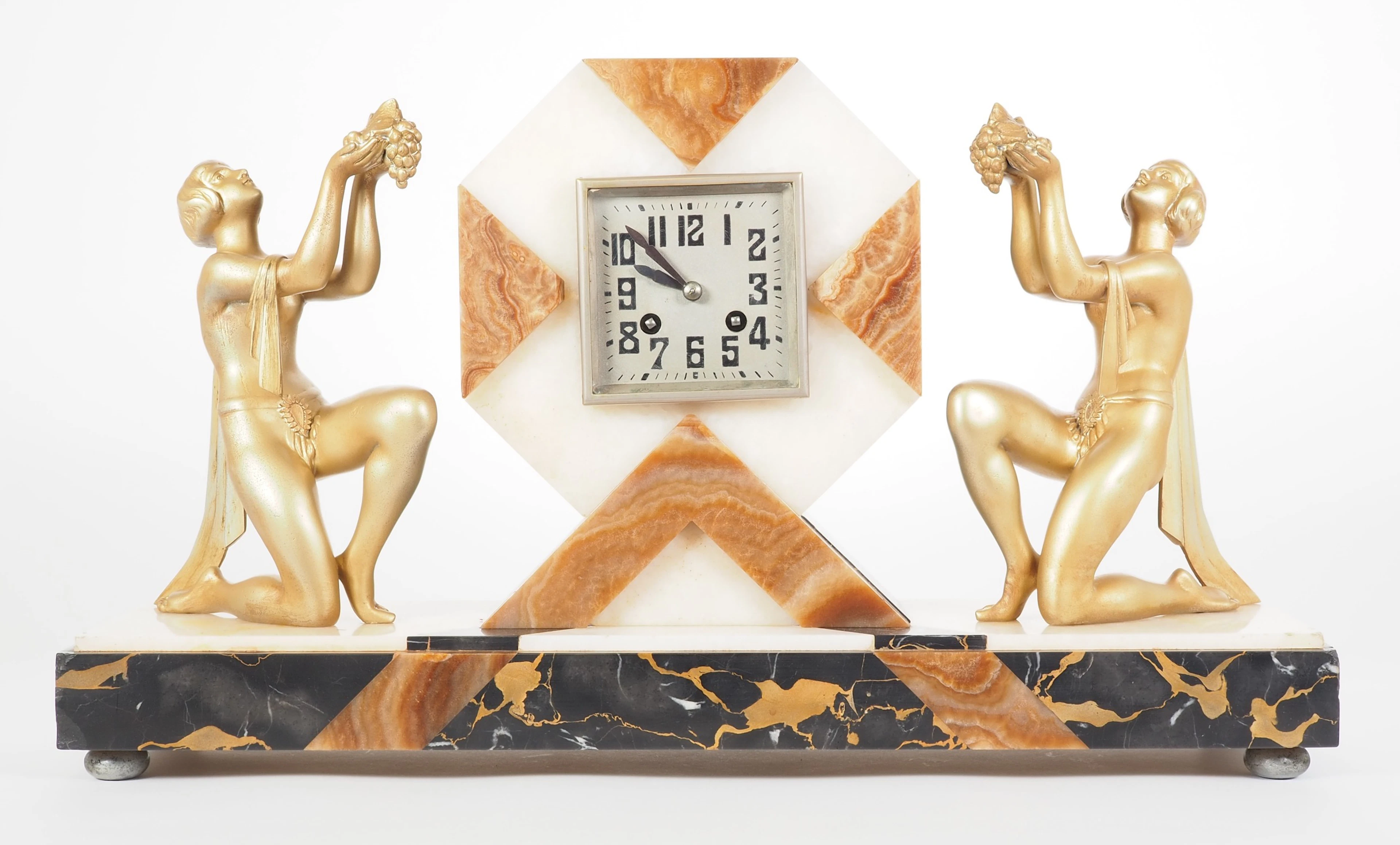 Los 856: Art Deco Kaminuhr, um 1920