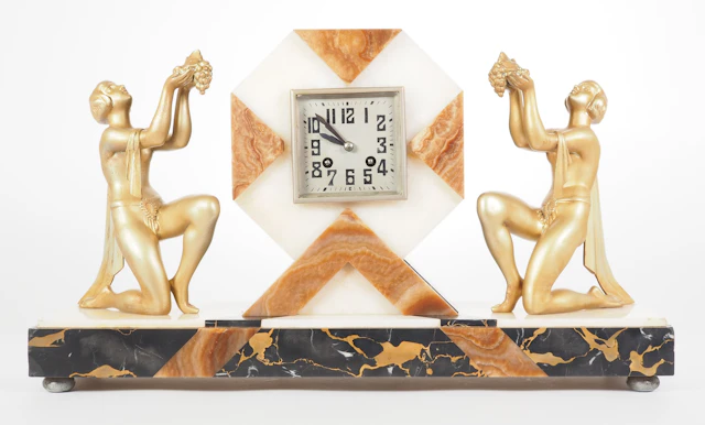 Los 856: Art Deco Kaminuhr, um 1920
