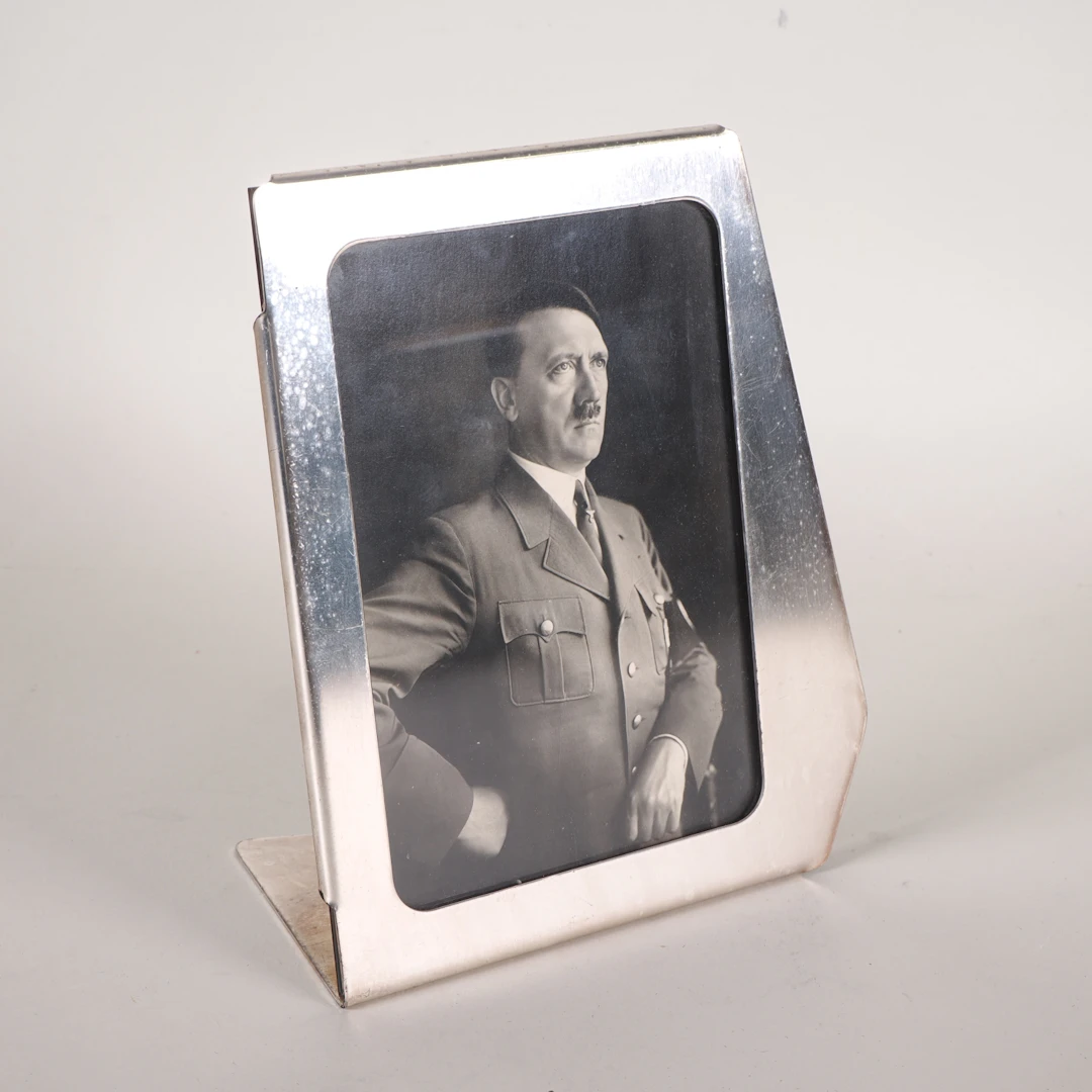 Los 2454: Original Art Deco Schreibtischbild Adolf Hitler 3.Reich