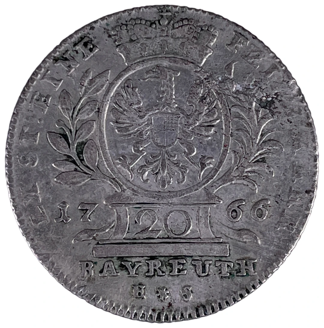 Los 1416: Brandenburg-Ansbach Alexander Silbermünze 20 Eine Feine