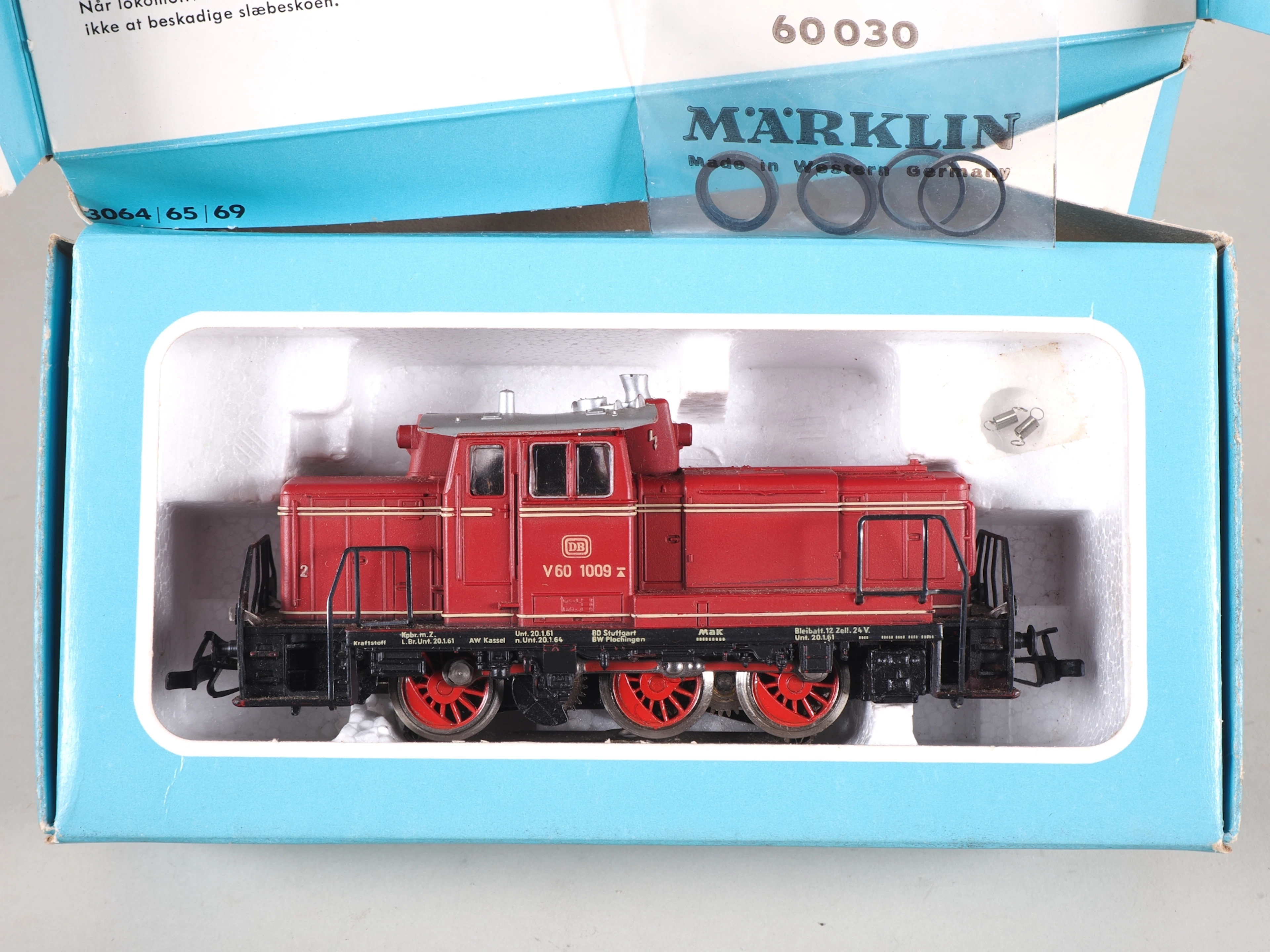 Los 1806: Märklin 3065 Diesellokomotive, H0, um 1964, in OVP
