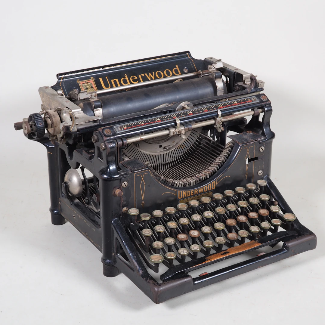 Los 1550: Schreibmaschine "Underwood", QWERTY-Tastatur, Baujahr 1909/10