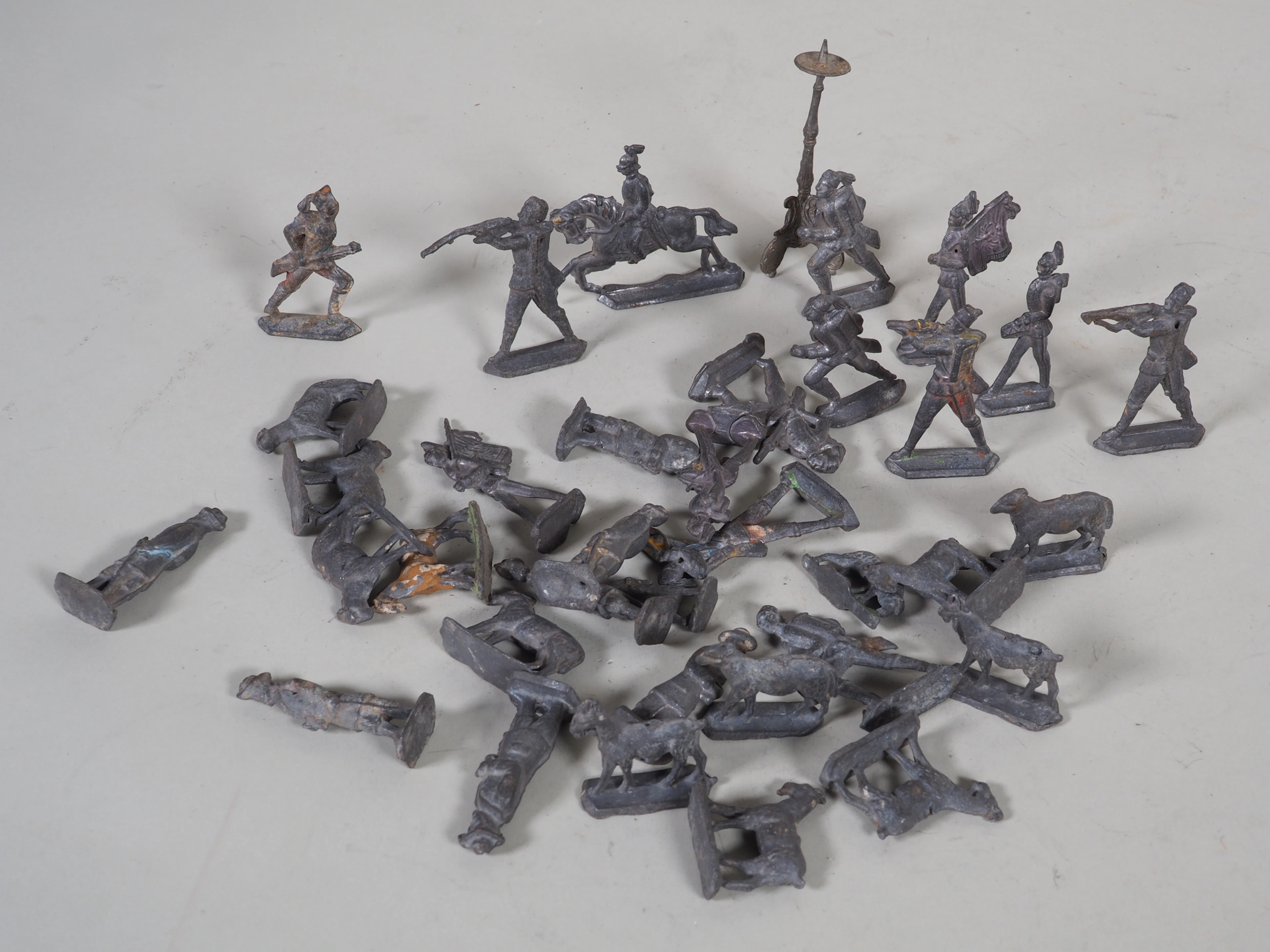 Los 1686: Posten Zinnfiguren