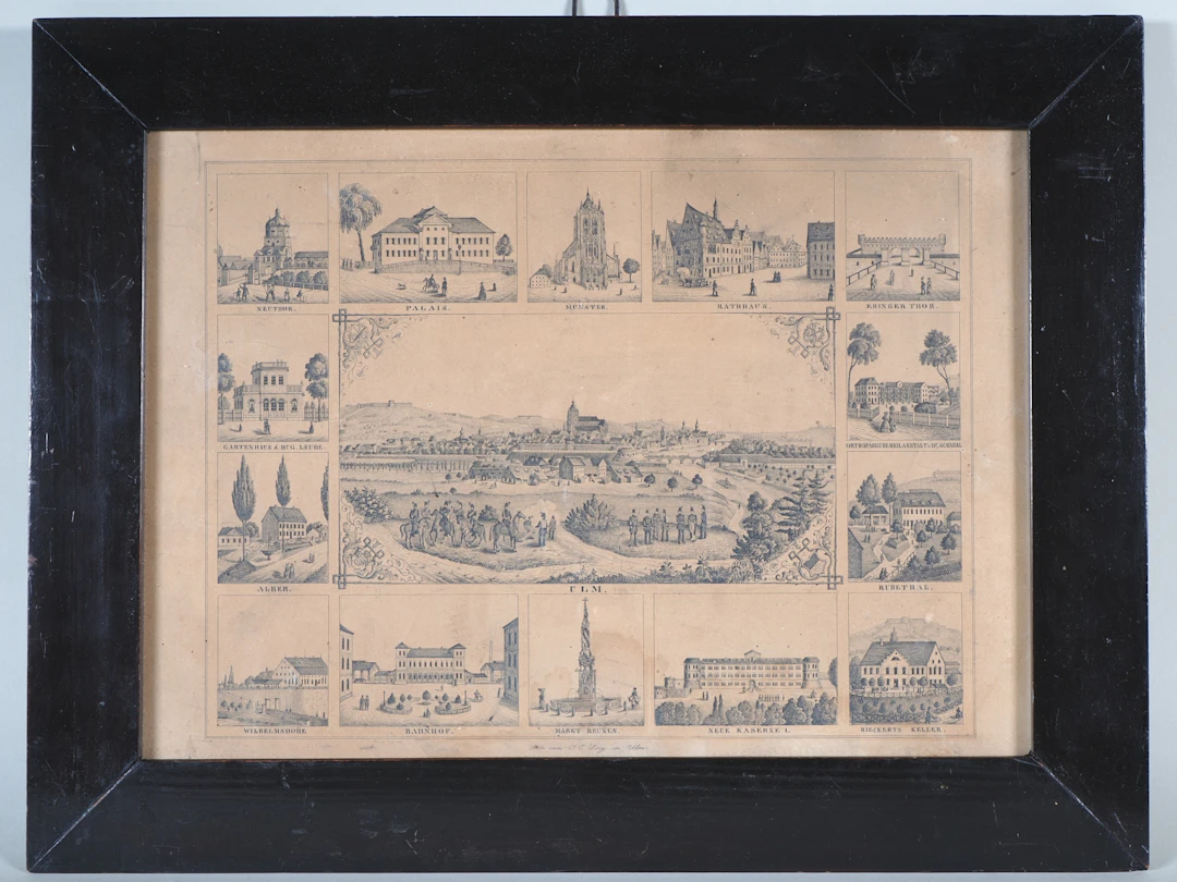 Los 245: Ulm von Südwesten um 1860