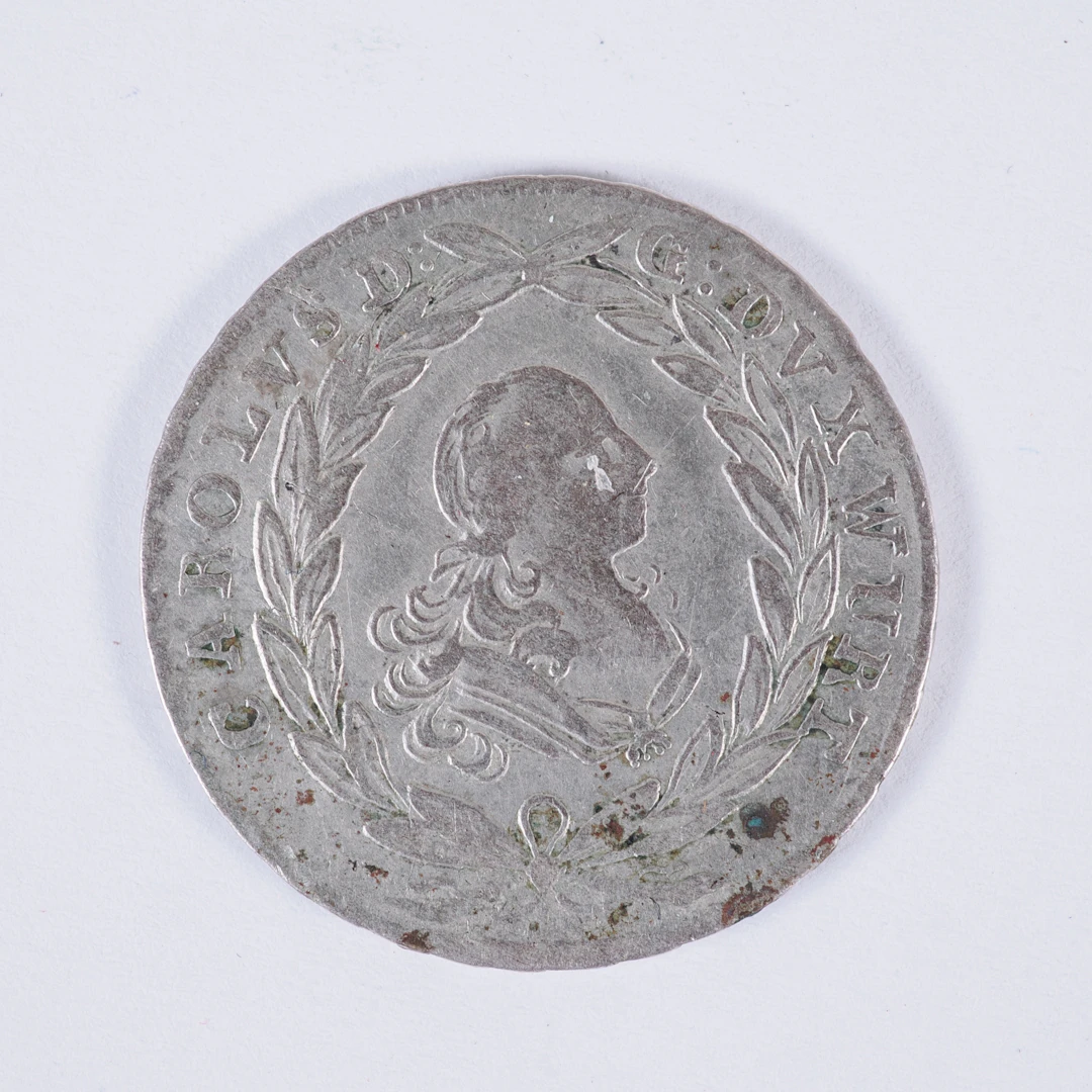 Los 1407: 20 Kreuzer 1763 (Silber) - Karl Eugen, Württemberg