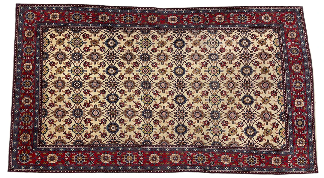 Los 1360: Handgeknüpfter Orientteppich mit Mahi-Design, Persien, 243x 137cm