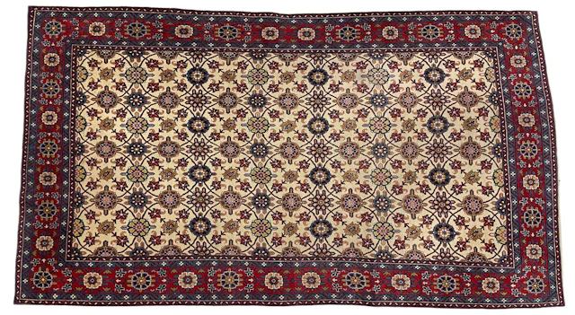 Los 1360: Handgeknüpfter Orientteppich mit Mahi-Design, Persien, 243x 137cm