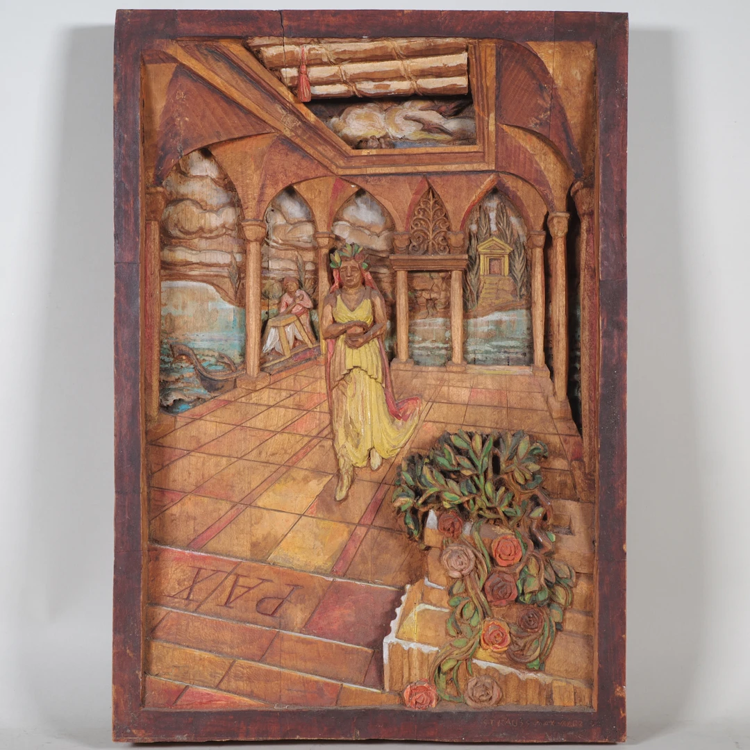 Los 123: Pax, Allegorie des Friedens - Max Strauss, Linz 1952