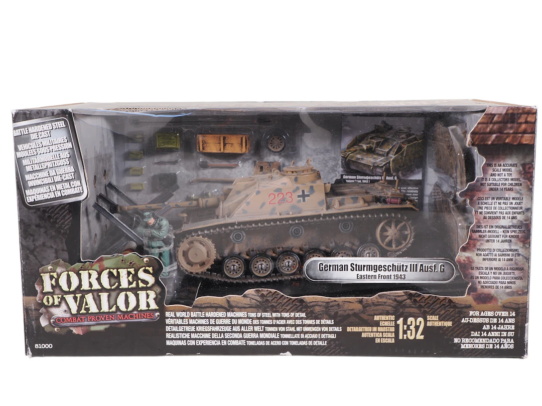 Los 2547: Unimax Forces of Valor German Sturmgeschütz III Ausf. G 1:32, in OVP
