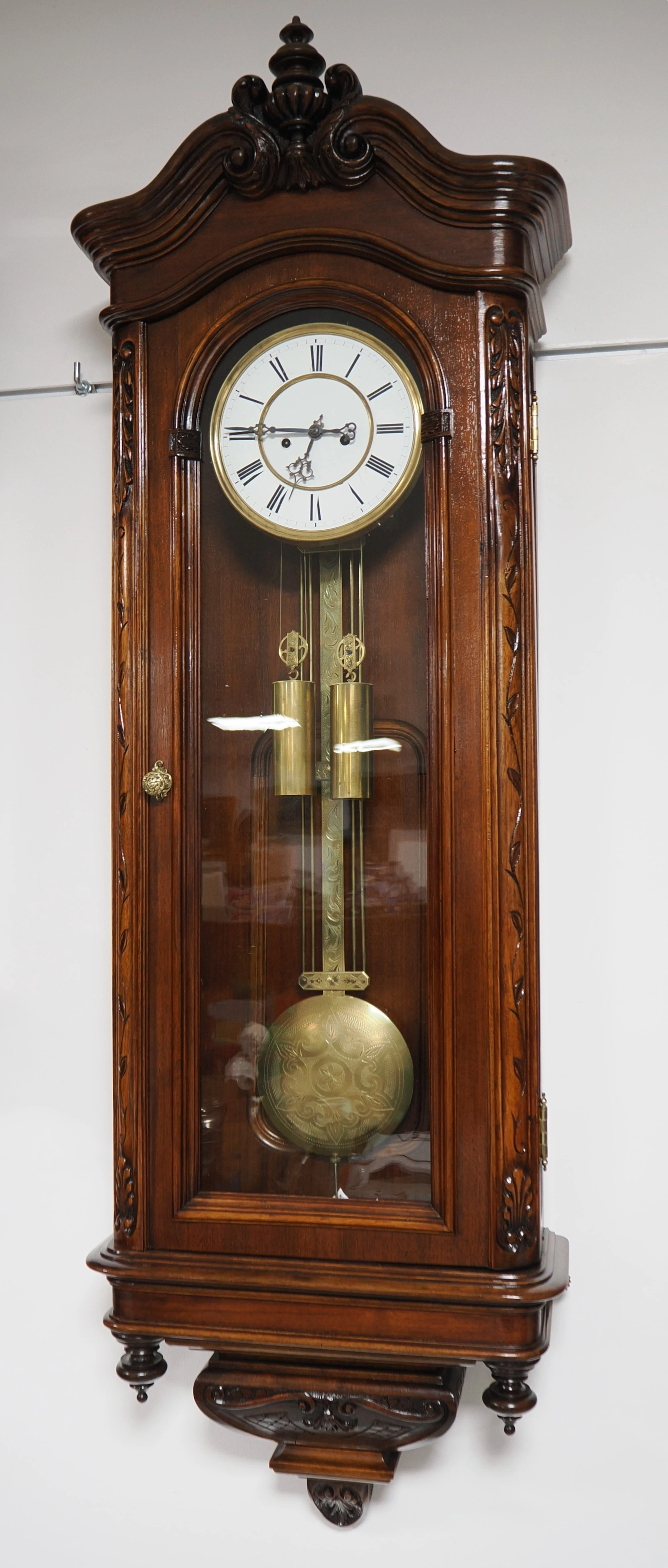Los 572: Großer Wiener Prunk Regulator um 1880