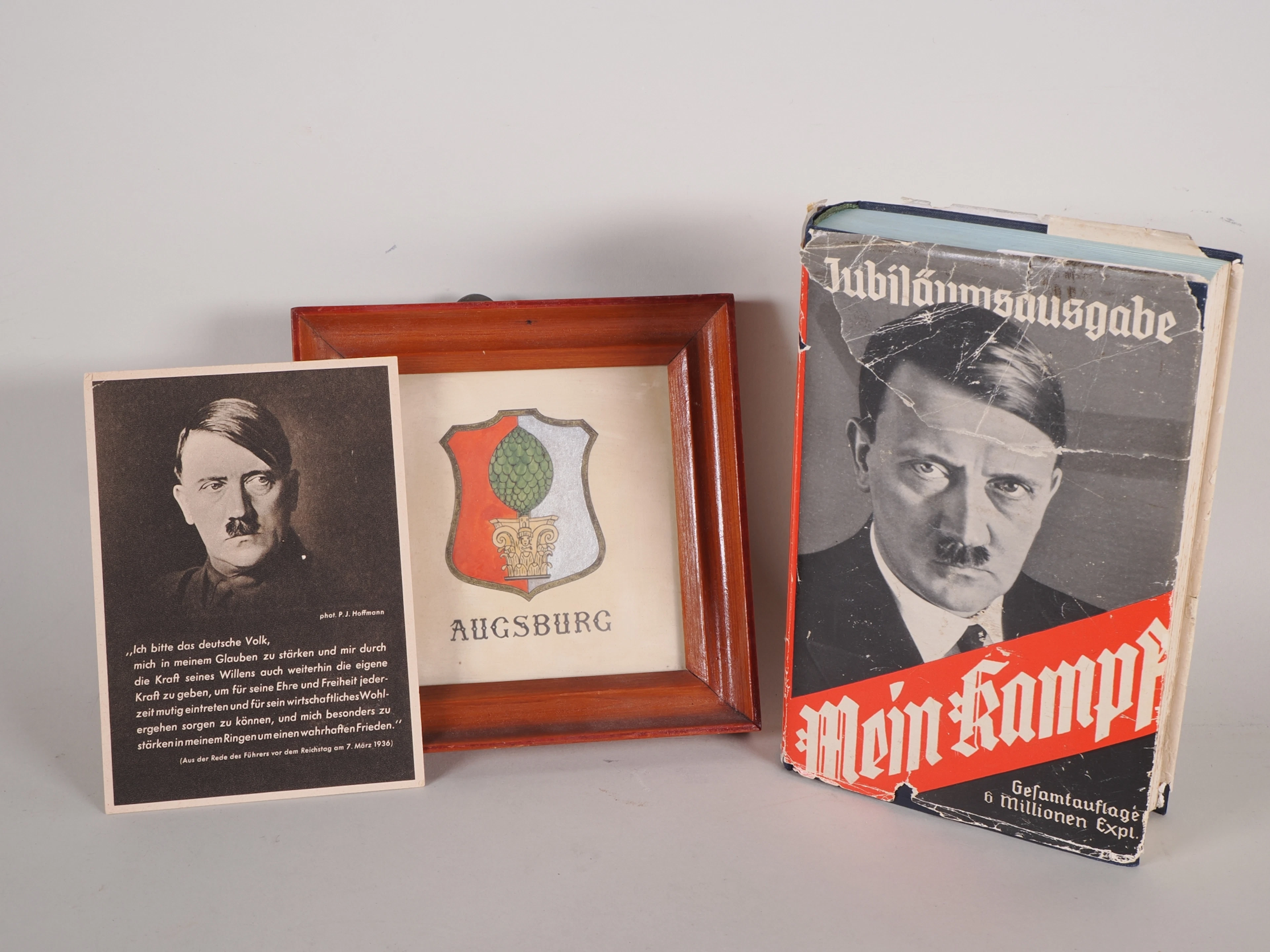 Los 2357: Mein Kampf Jubiläumsausgabe Augsburg Gauleiter Karl Wahl Juli 1940