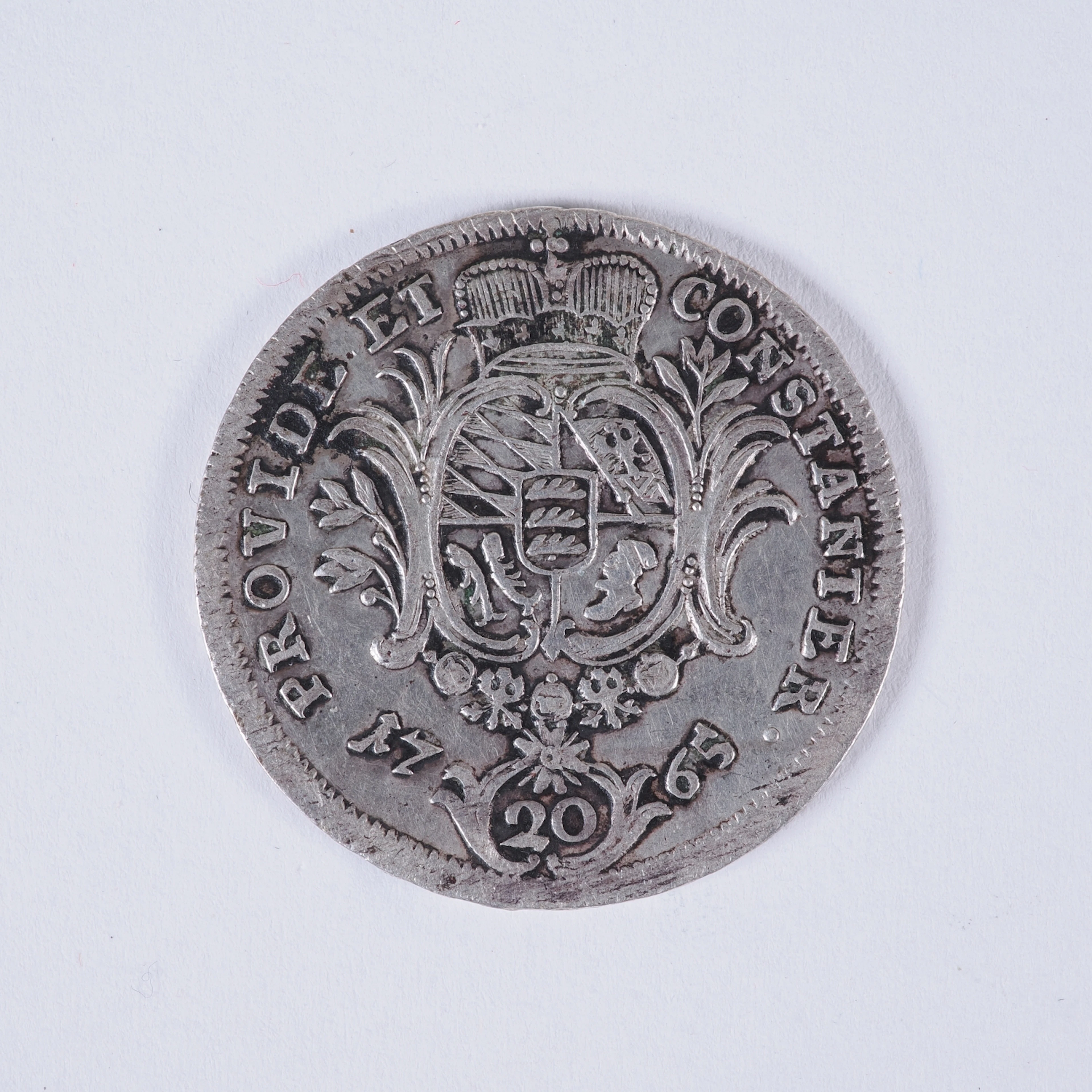 Los 1409: 20 Kreuzer 1765 (Silber) - Karl Eugen, Württemberg