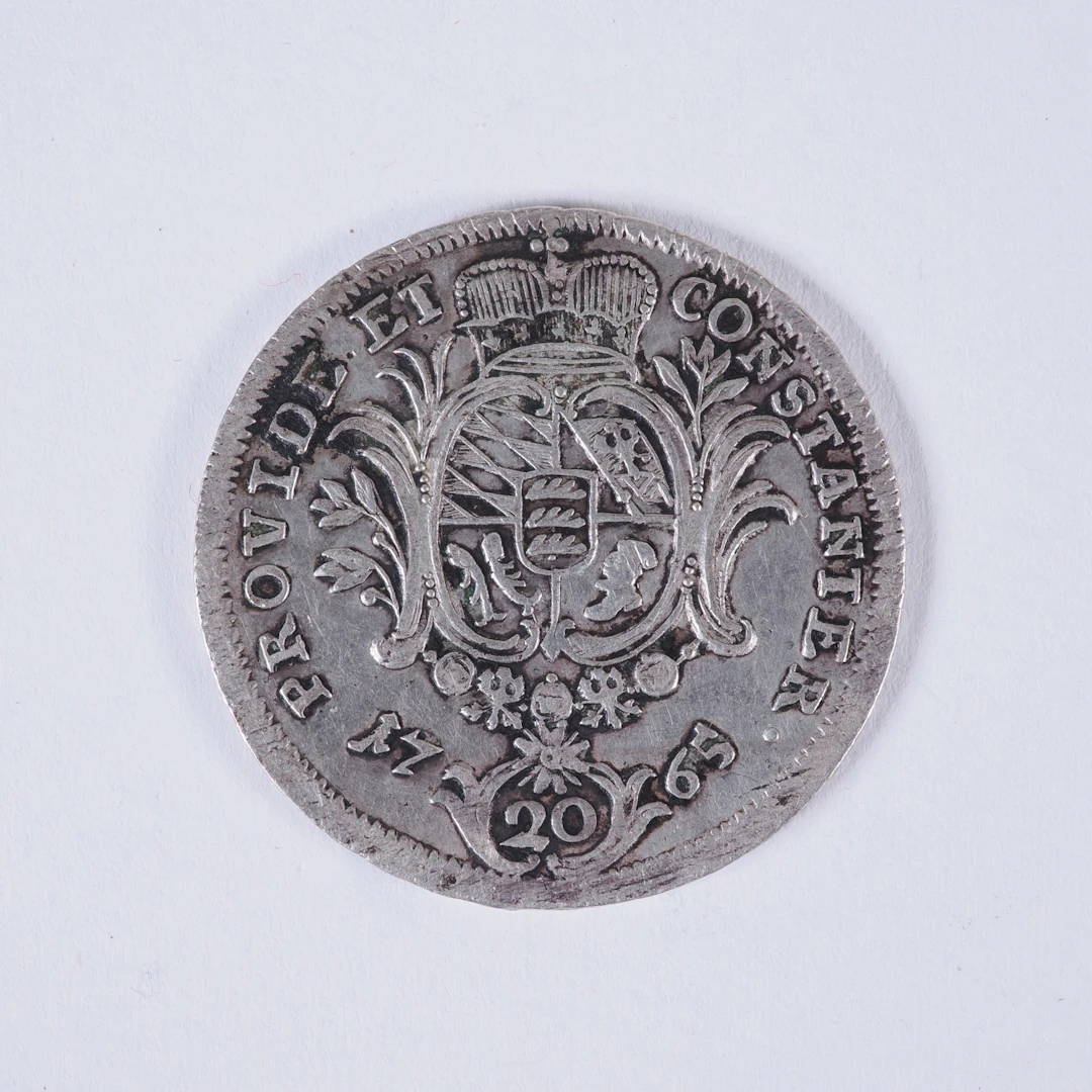 Los 1409: 20 Kreuzer 1765 (Silber) - Karl Eugen, Württemberg
