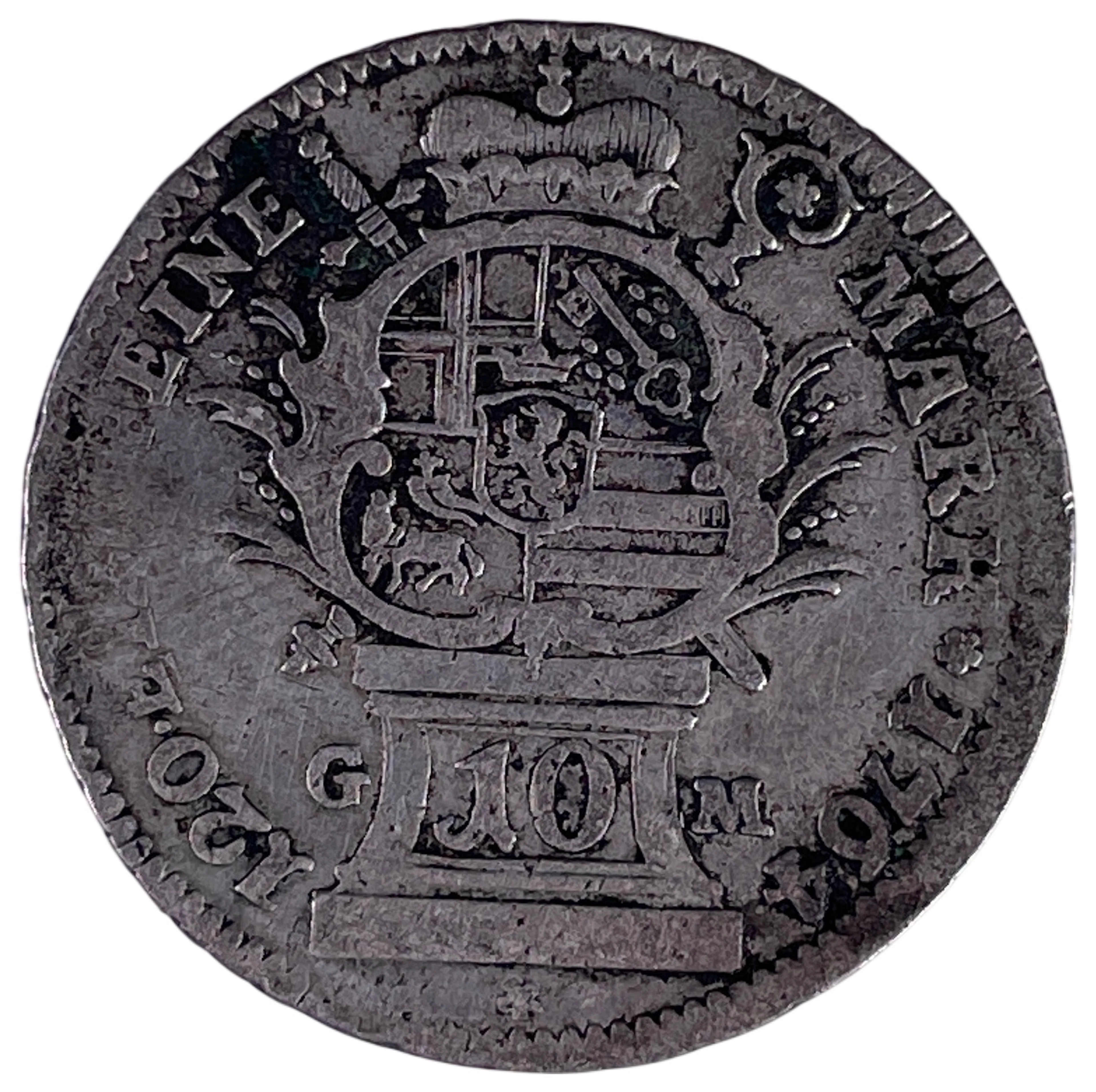 Los 1430: 10-Kreutzer-Silbermünze, Erzbistum Trier, Johann Philipp