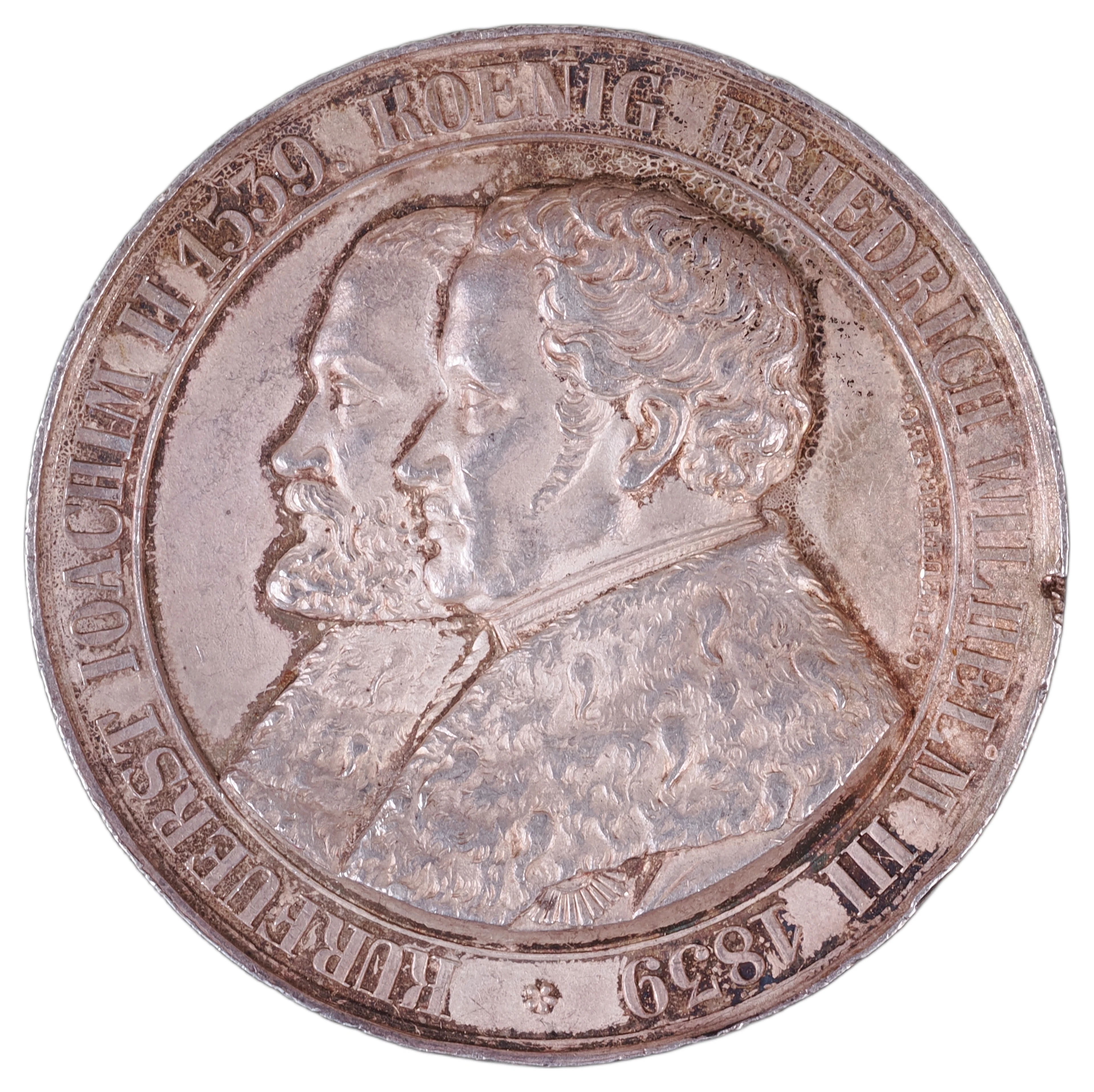 Los 1448: DE 1839 Silbermedaille, 300 Jahre Reformation in Berlin