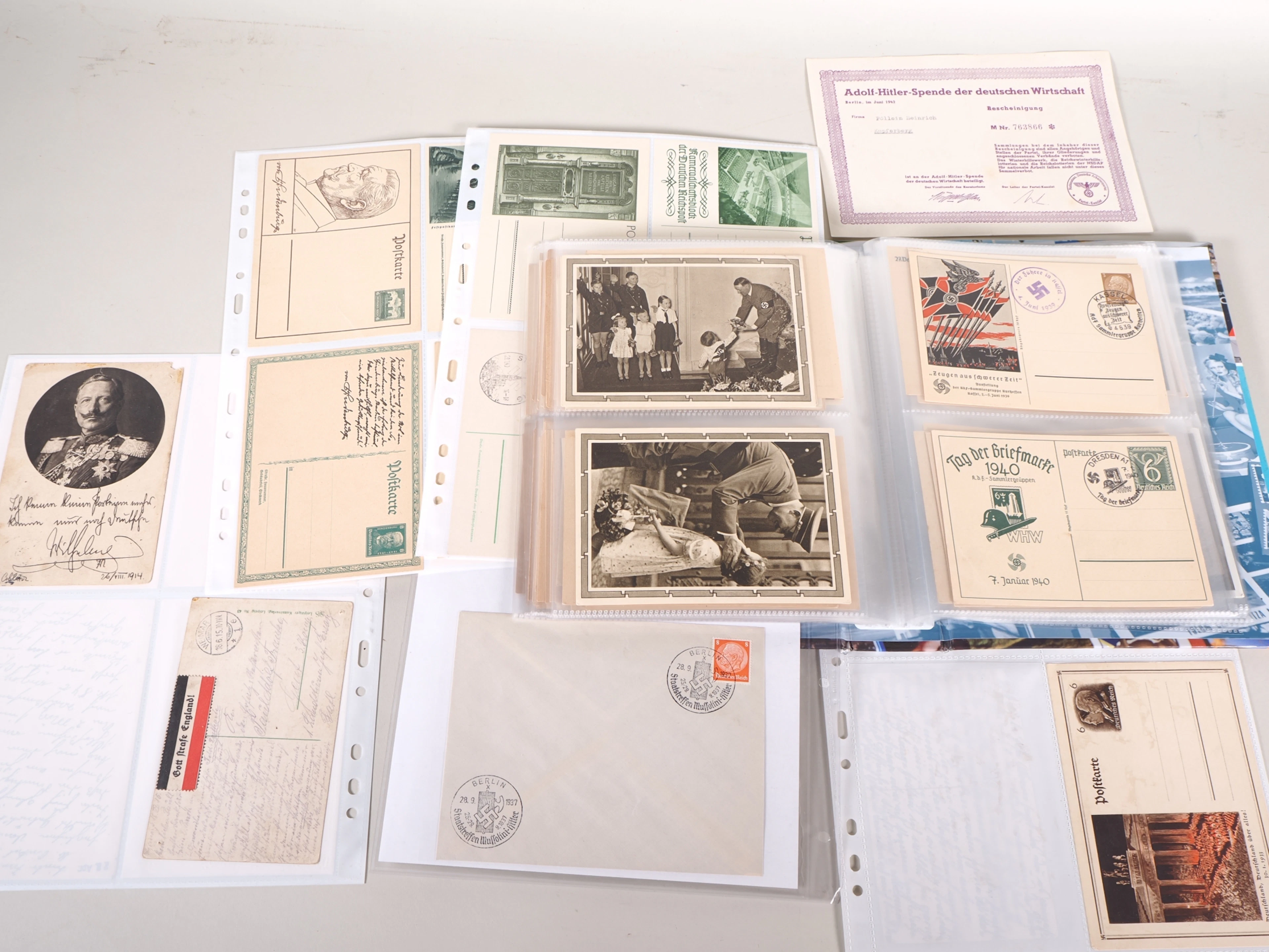 Los 2473: Sammlung von ca.120 Propagandapostkarten 3.Reich