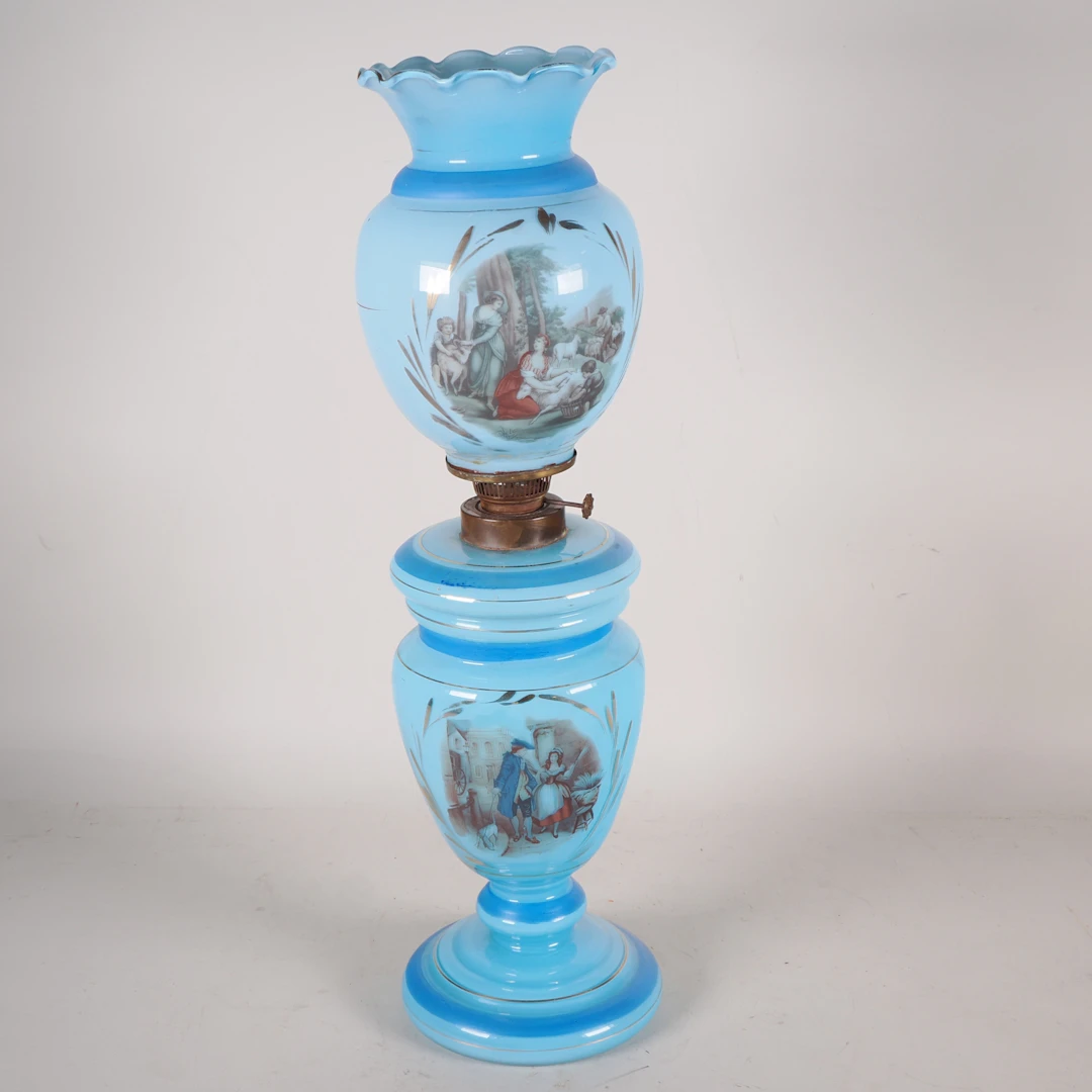 Los 1563: Petroleum Lampe um 1900