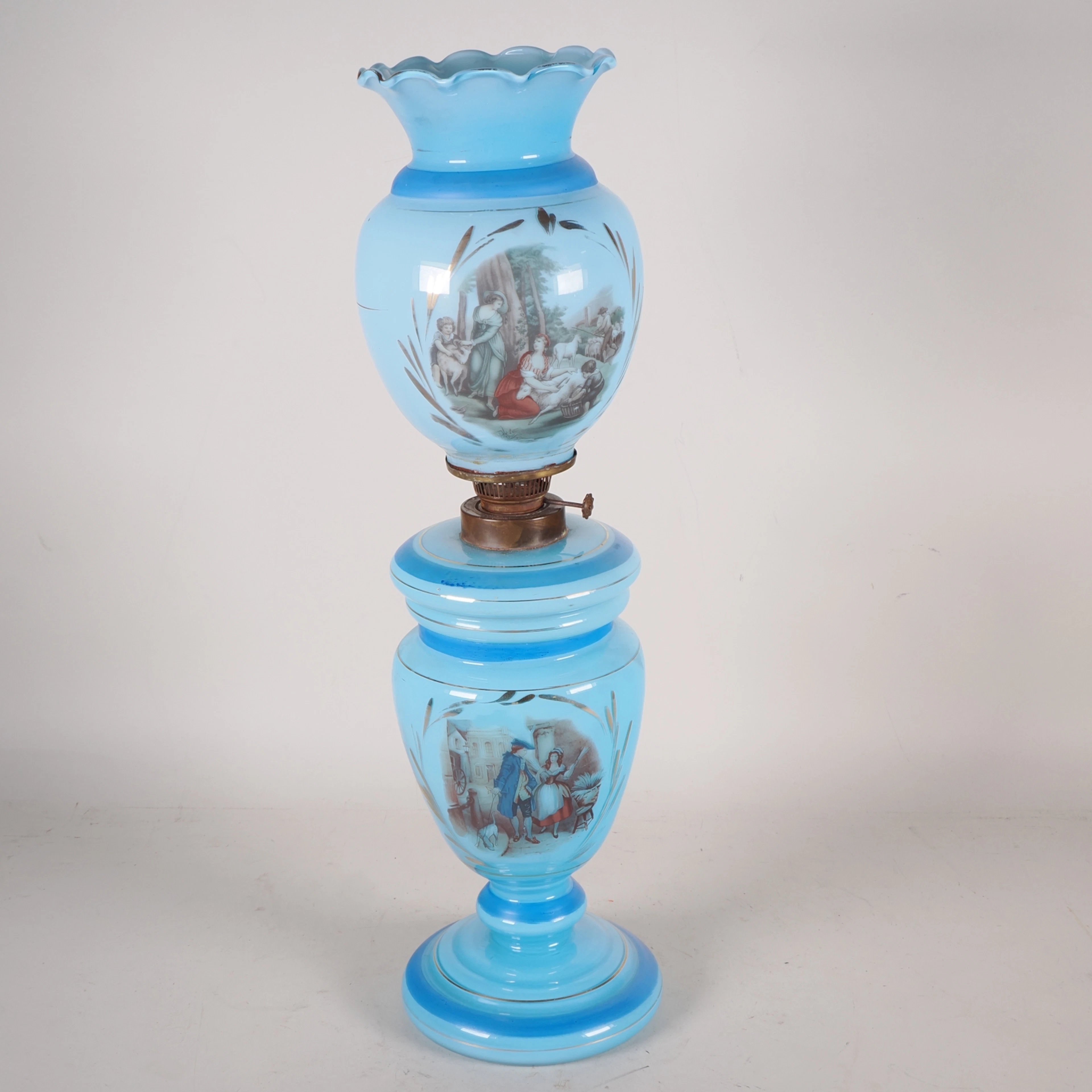 Los 1563: Petroleum Lampe um 1900