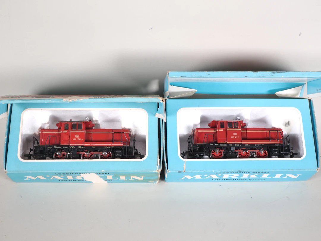 Los 1807: Märklin 3065 und 3064 Diesellokomotive, H0, 1960er, in OVP