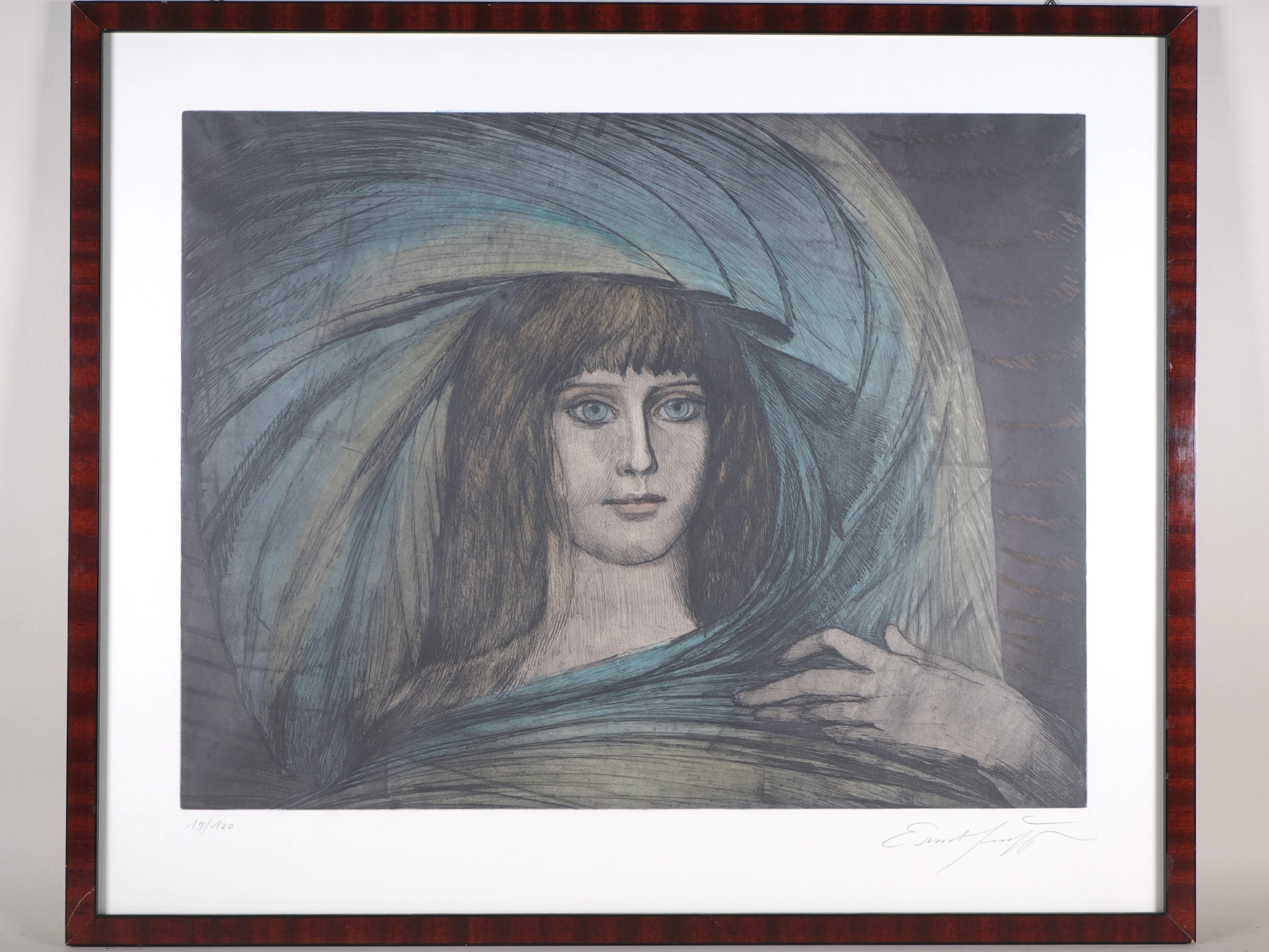 Los 258: Ernst Fuchs (Wien 1930 - 2015) - Große Farbradierung, handsigniert