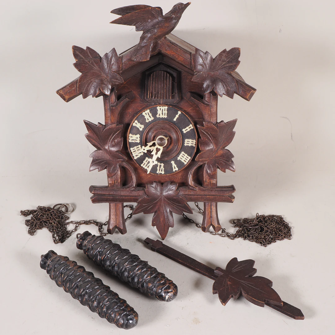 Los 553: Miniatur einer Kuckuck Uhr um 1900