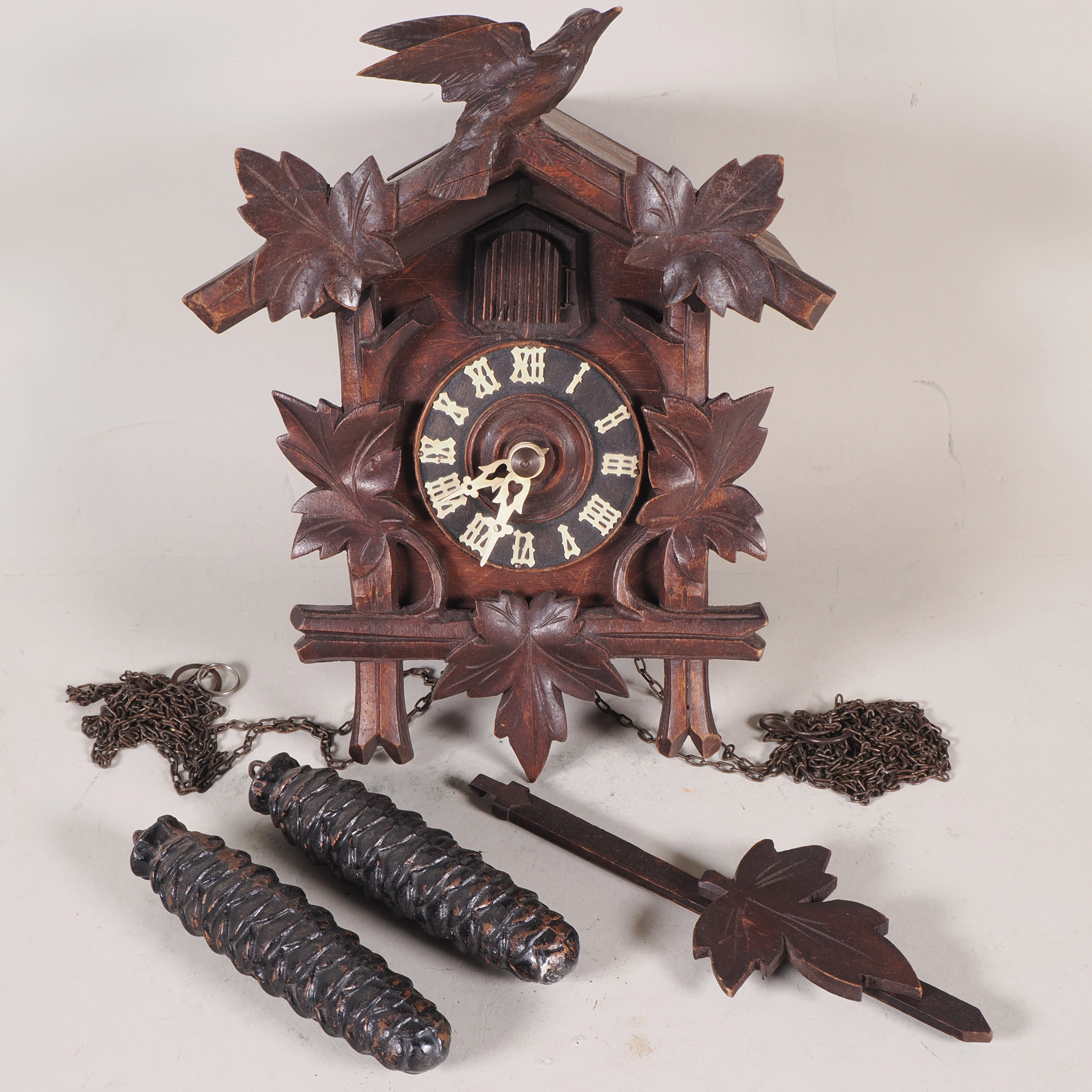Los 553: Miniatur einer Kuckuck Uhr um 1900