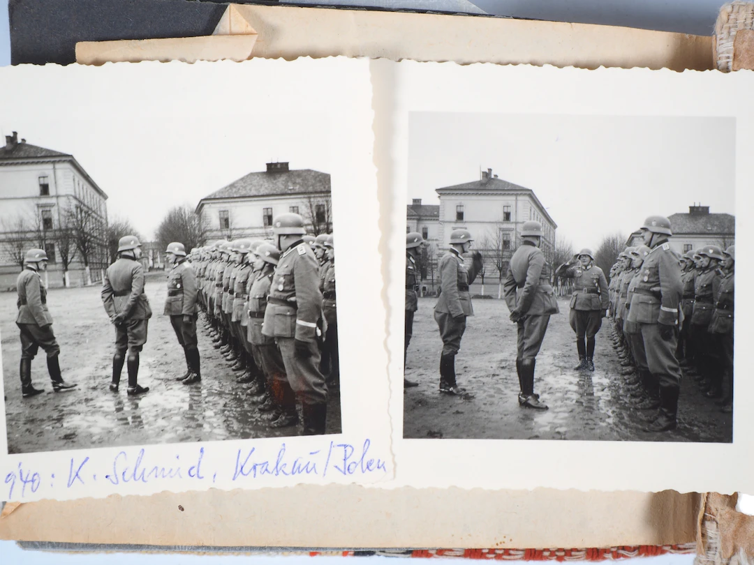 Los 2145: Fotoalbum Zollgrenzschutz Polen 1939 1940 WK2